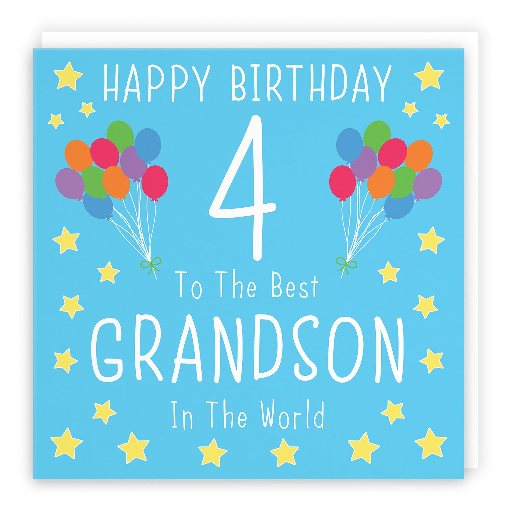 4th Grandson Birthday Card Iconic - Default Title (TH02306)
