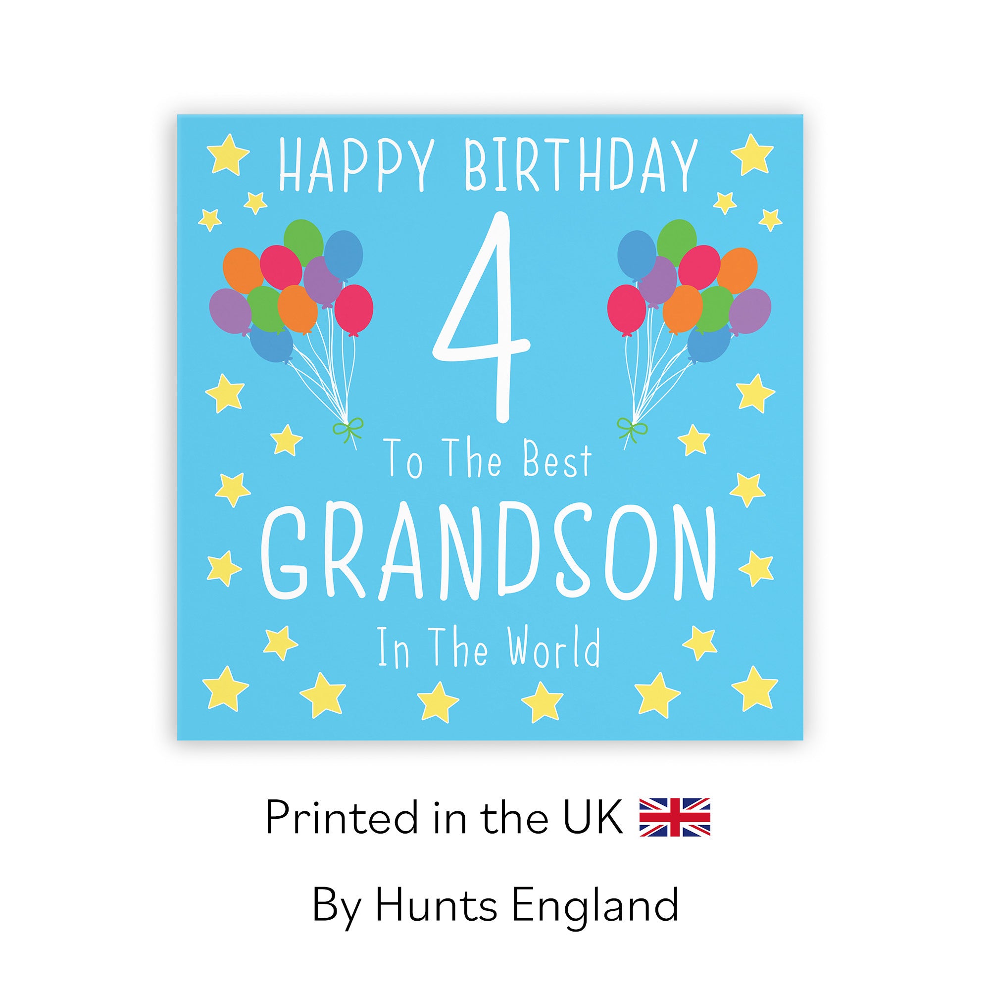 4th Grandson Birthday Card Iconic - Default Title (TH02306)