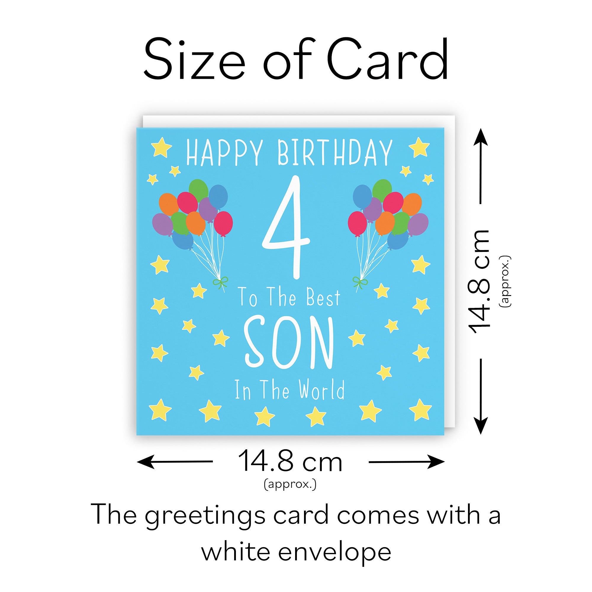 4th Son Birthday Card Iconic - Default Title (TH02307)