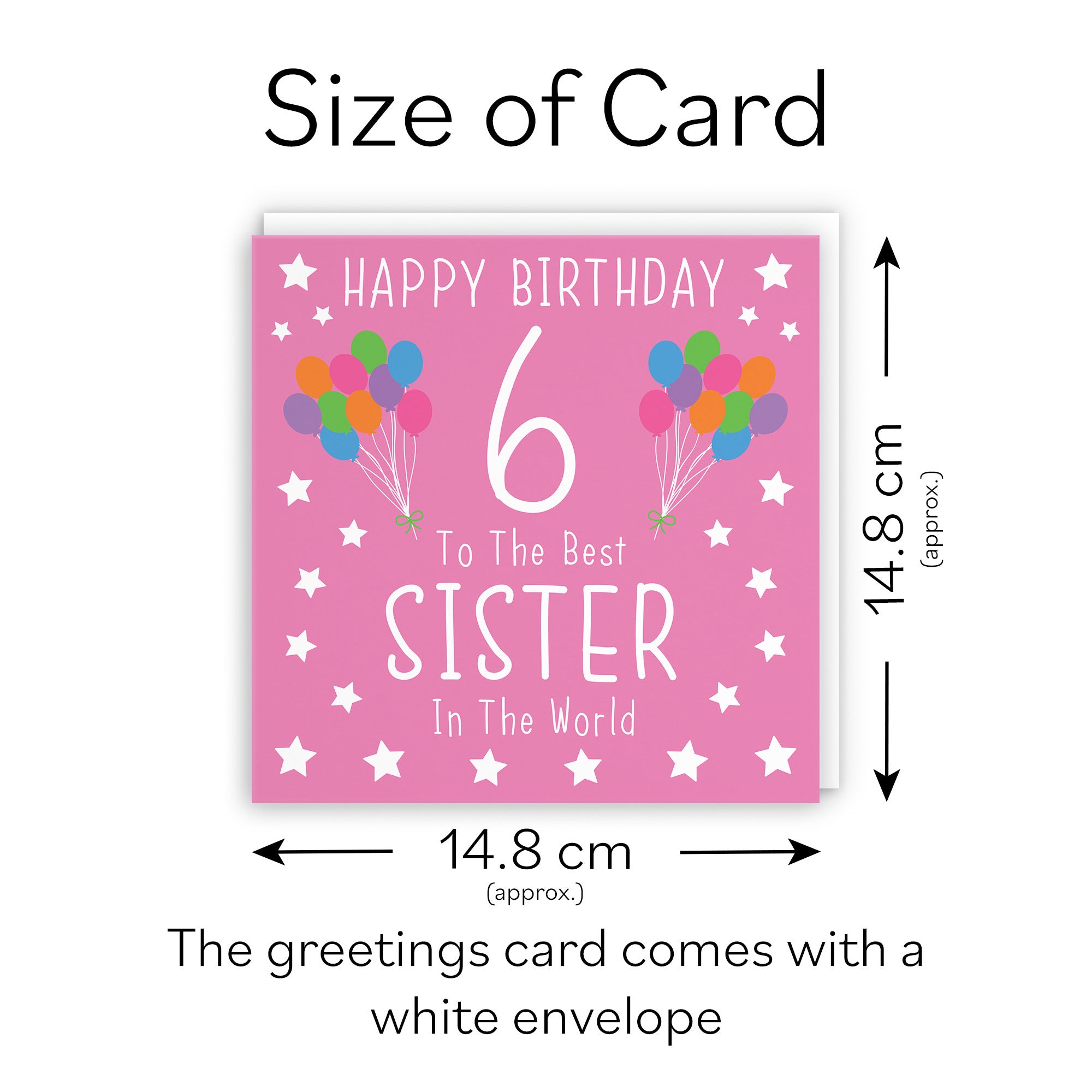 6th Sister Birthday Card Iconic - Default Title (TH02308)