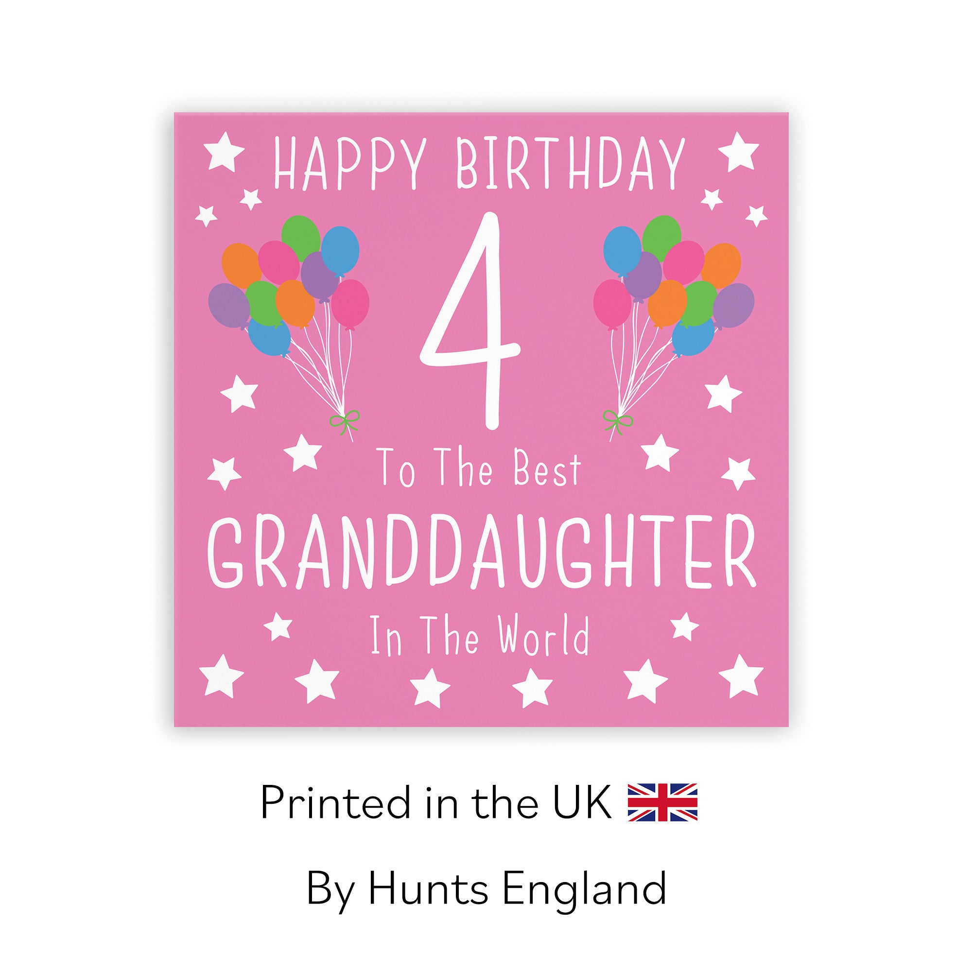 4th Granddaughter Birthday Card Iconic - Default Title (TH02310)