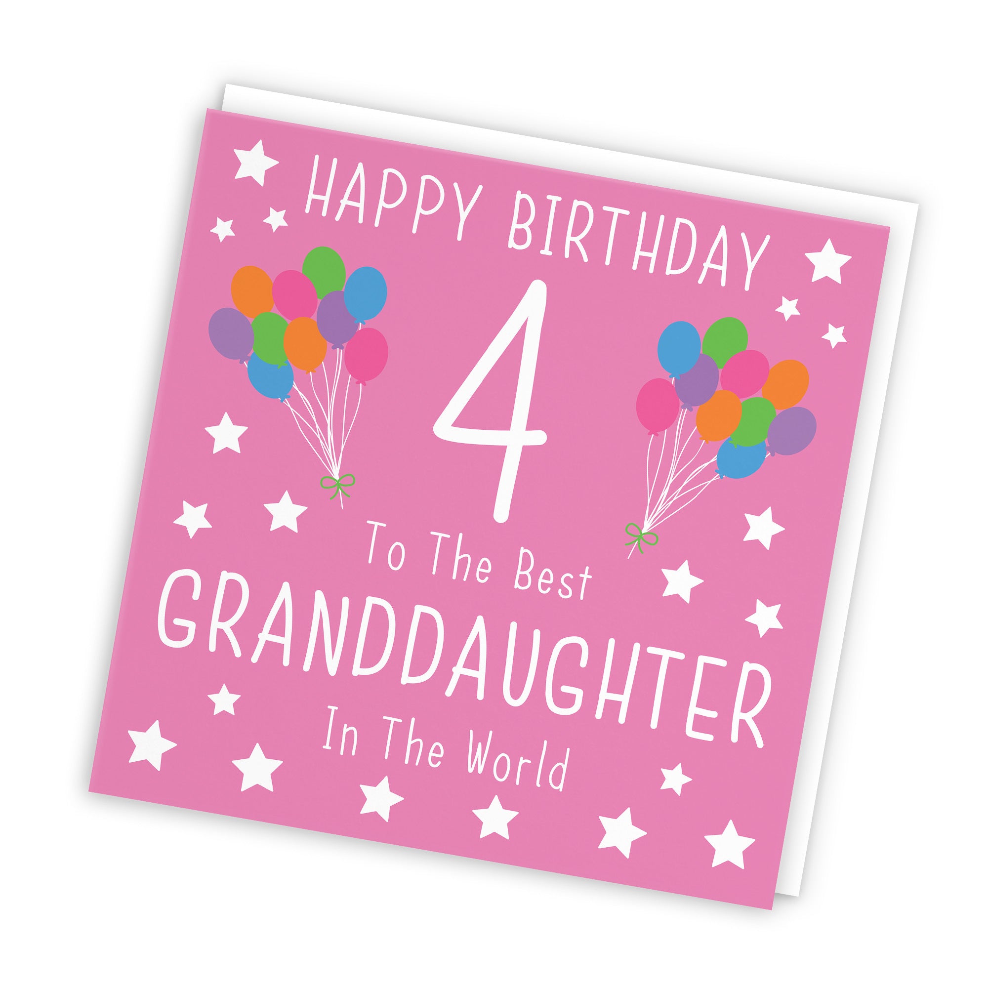 4th Granddaughter Birthday Card Iconic - Default Title (TH02310)