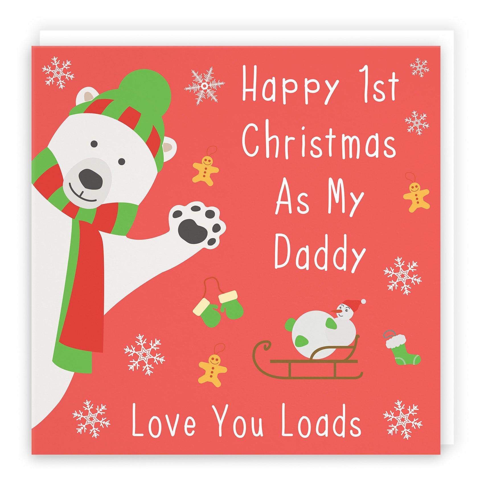 1st Christmas As My Daddy Card Iconic - Default Title (TH02359)