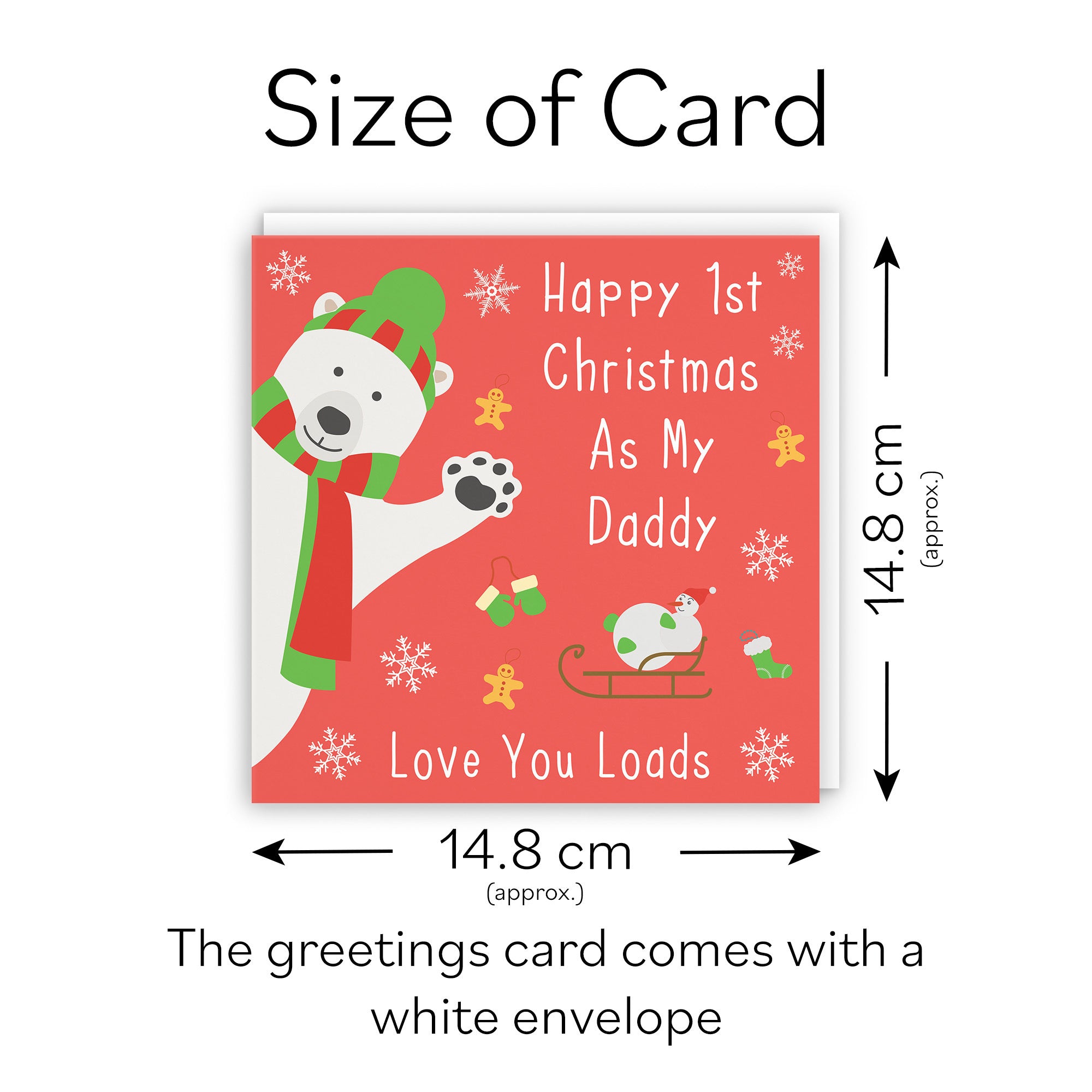 1st Christmas As My Daddy Card Iconic - Default Title (TH02359)
