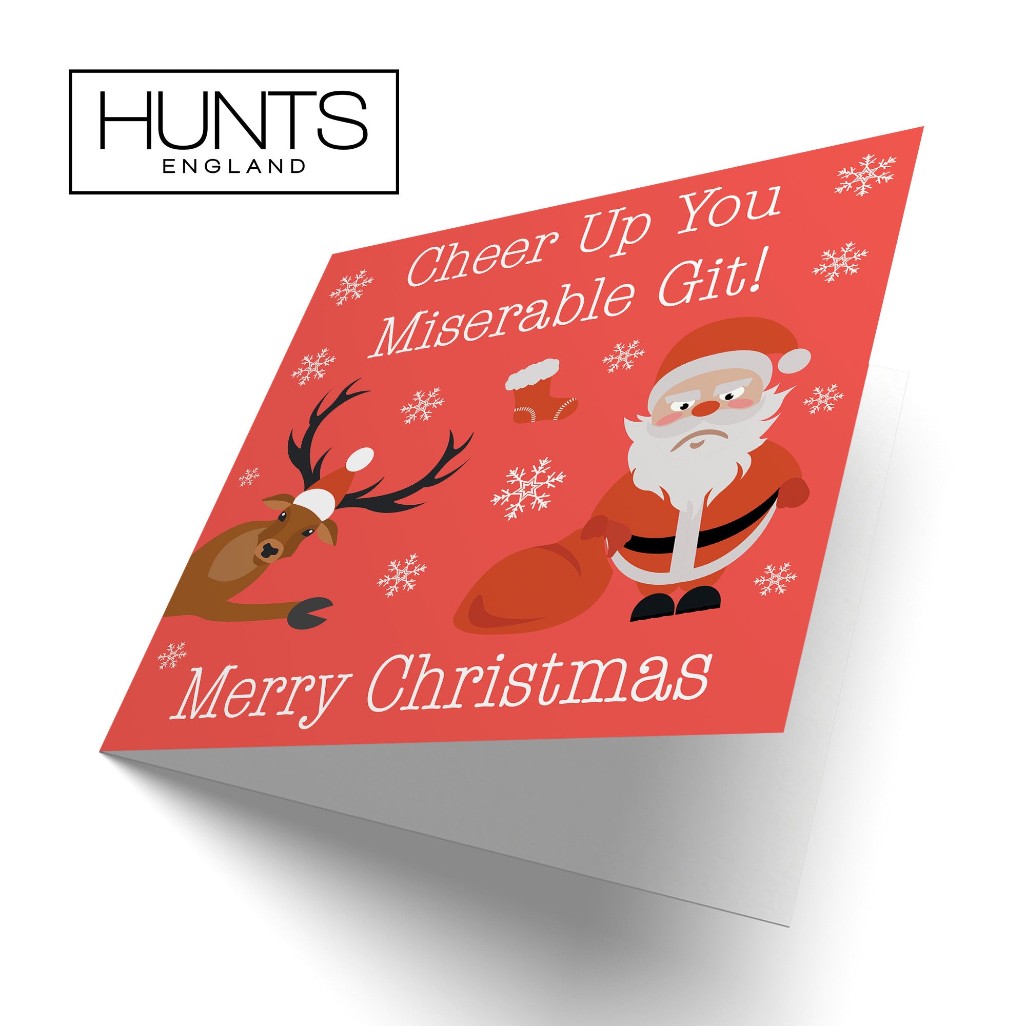 Funny Rude Christmas Card Miserable Git Iconic - Default Title (TH02360)