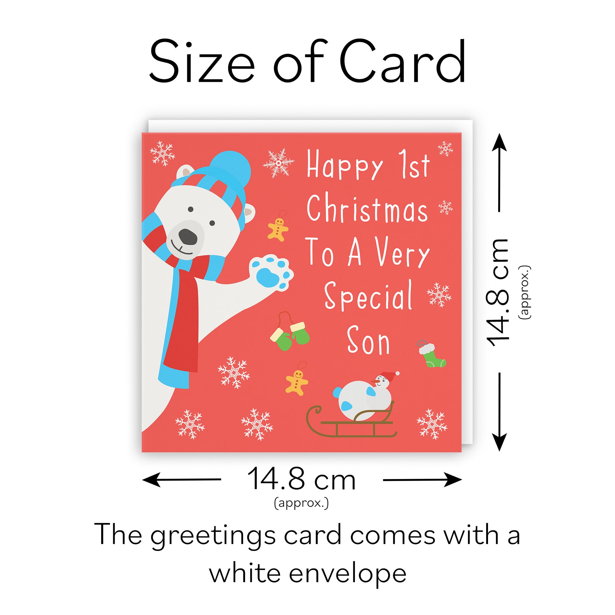 Son's 1st Christmas Card Iconic - Default Title (TH02363)