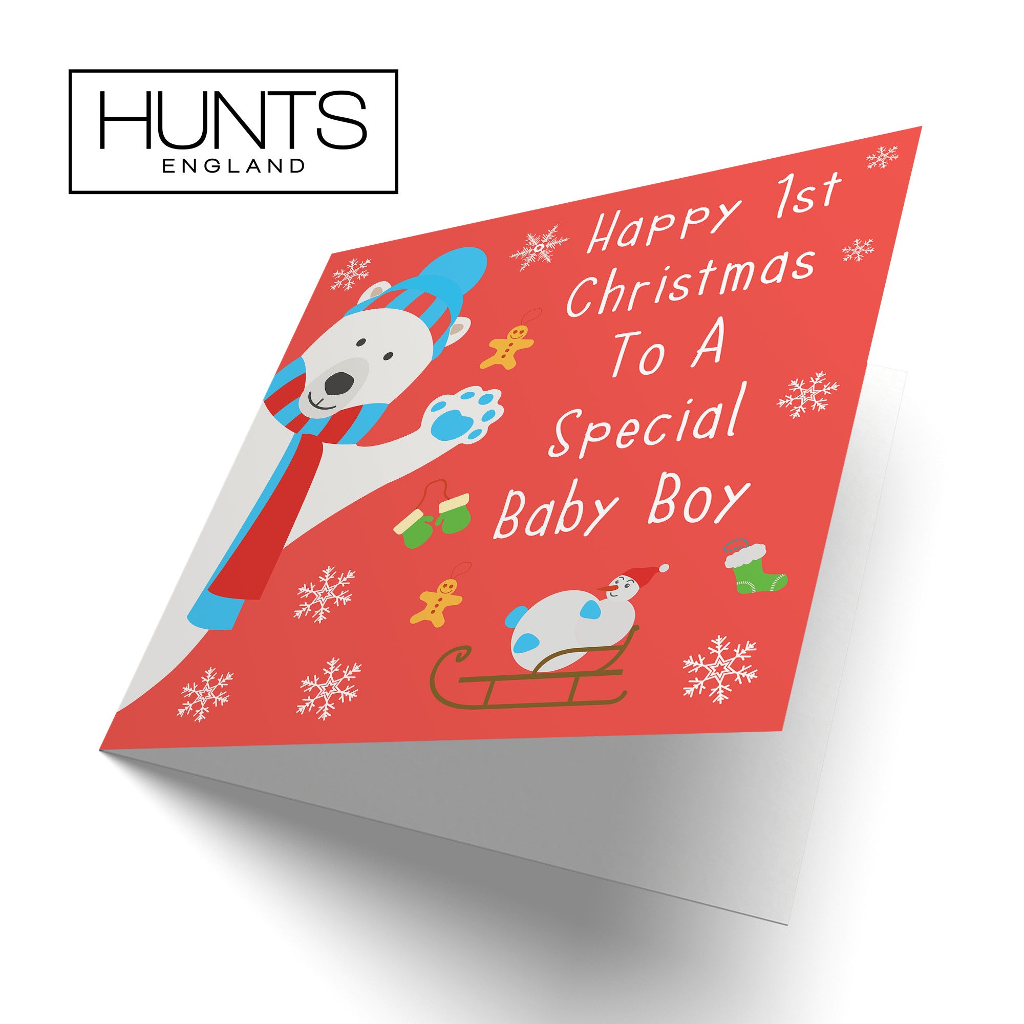 Baby Boy's 1st Christmas Card Iconic - Default Title (TH02365)