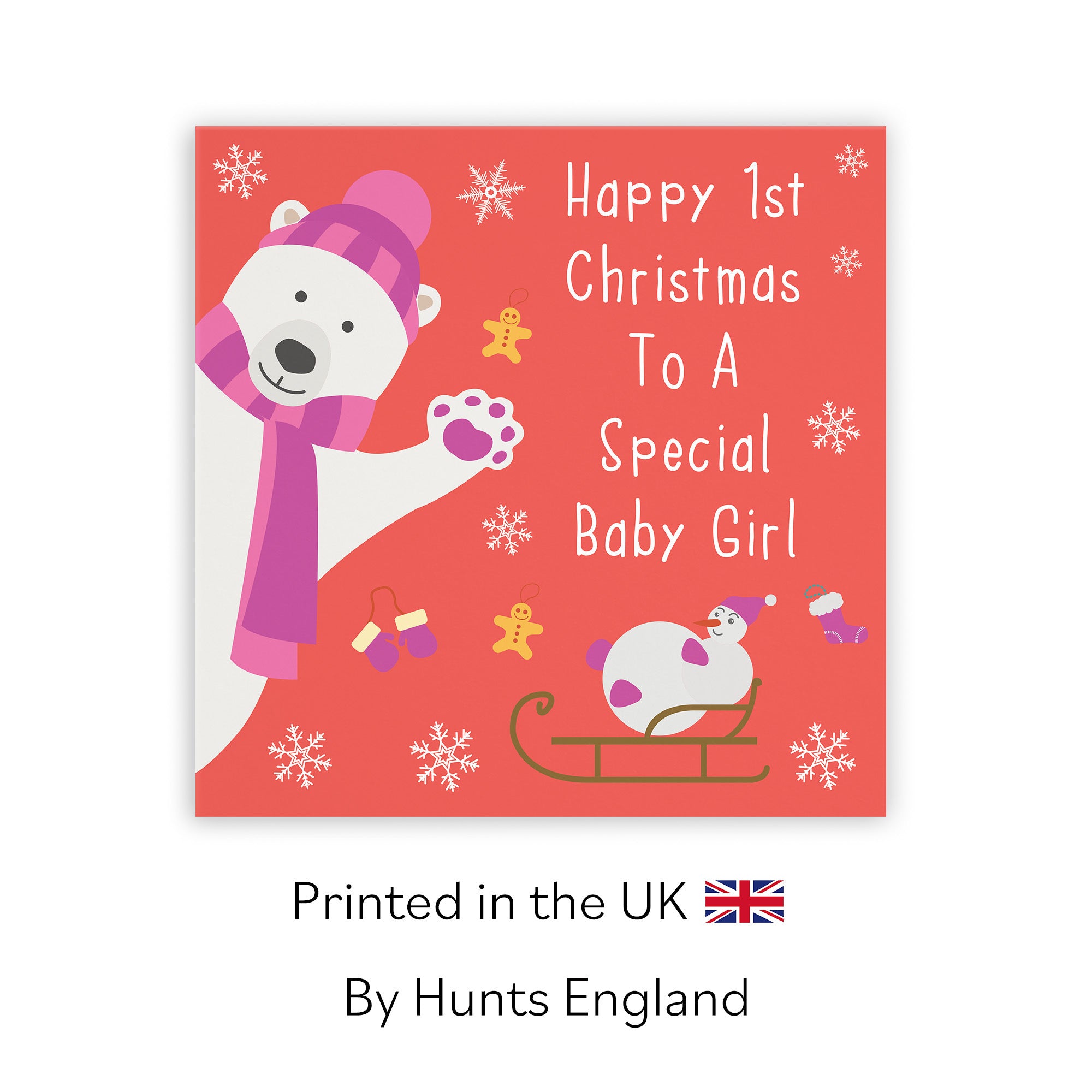 Baby Girl's 1st Christmas Card Iconic - Default Title (TH02366)