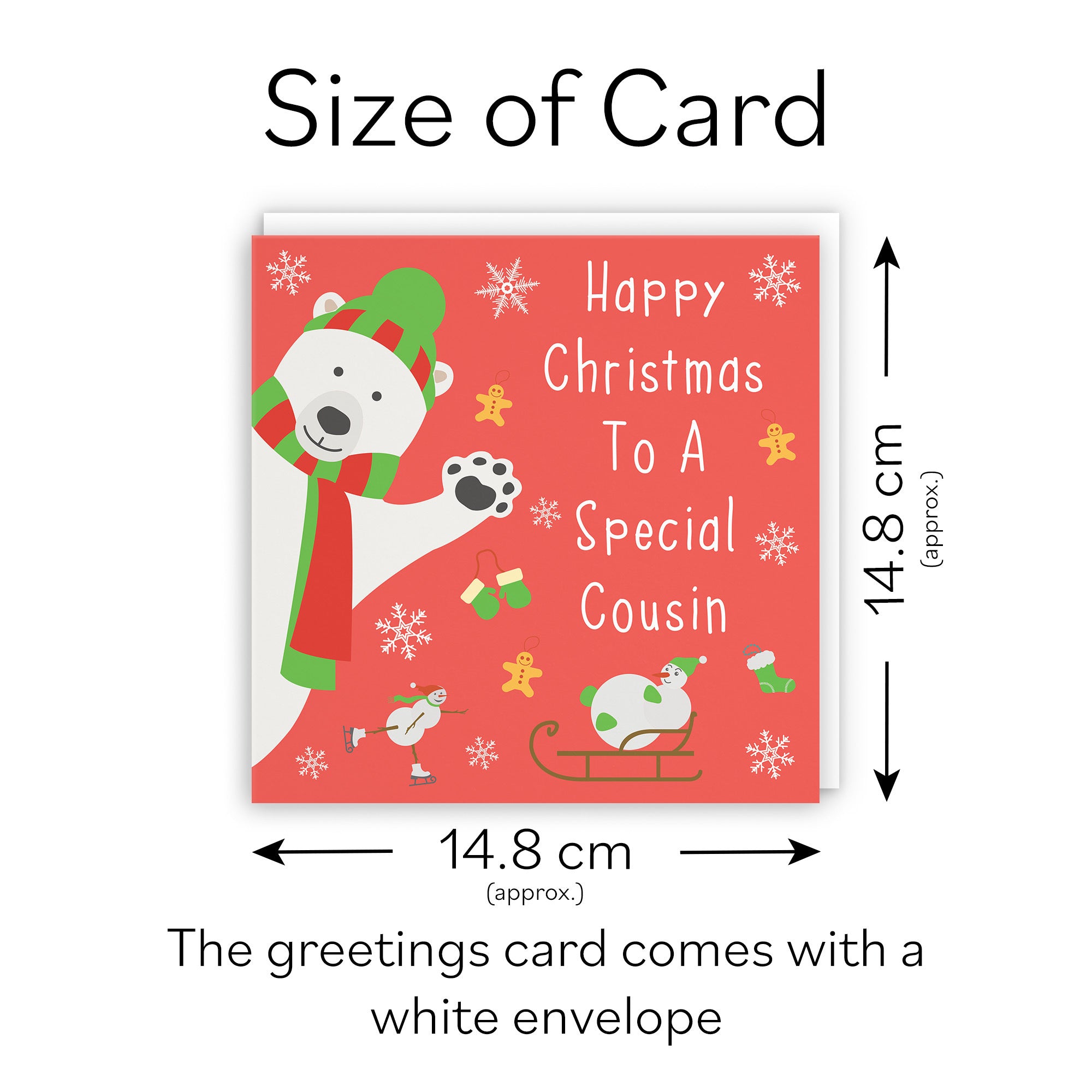 Cousin Christmas Card Iconic - Default Title (TH02376)