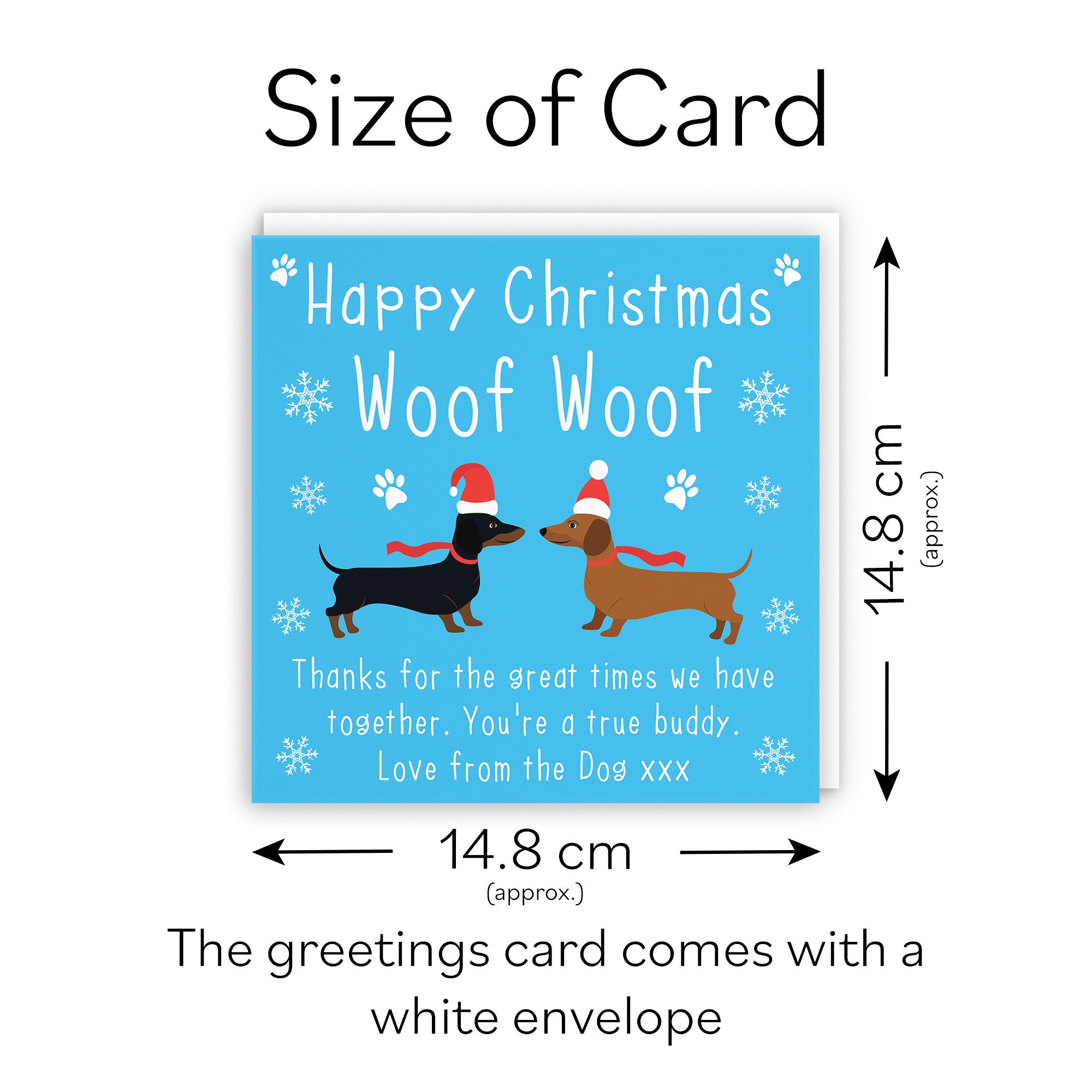 From The Dog Christmas Card Iconic - Default Title (TH02377)