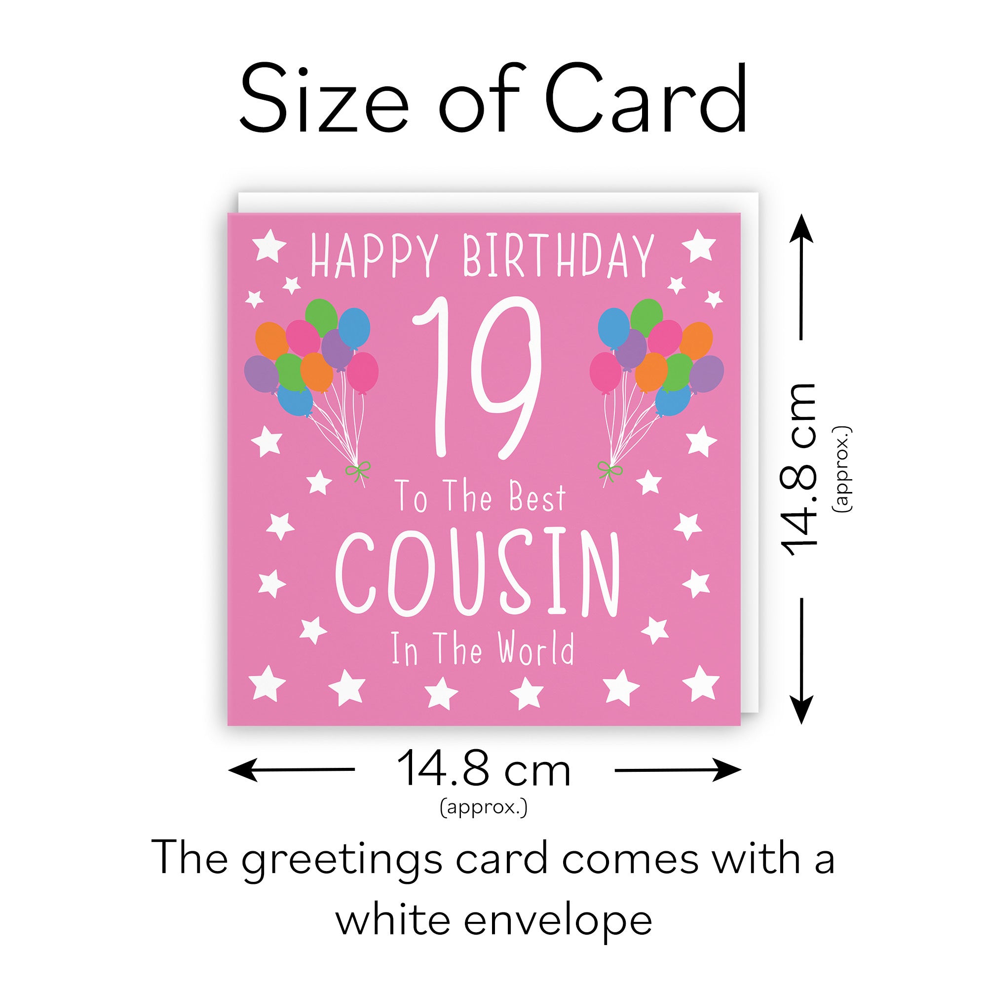 19th Cousin Female Birthday Card Iconic - Default Title (TH02379)