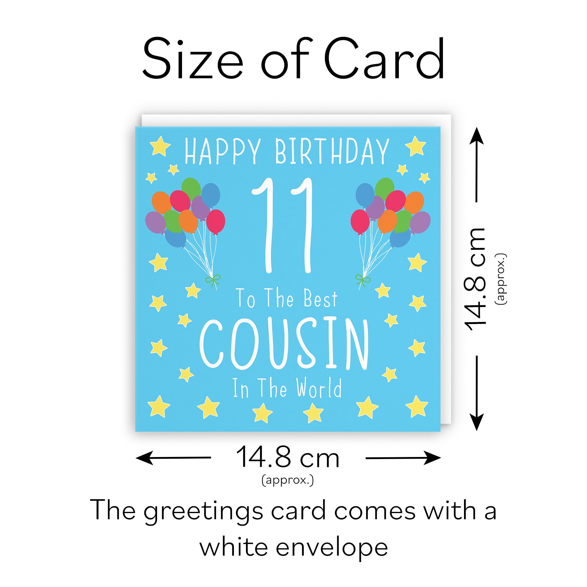 11th Cousin Male Birthday Card Iconic - Default Title (TH02381)