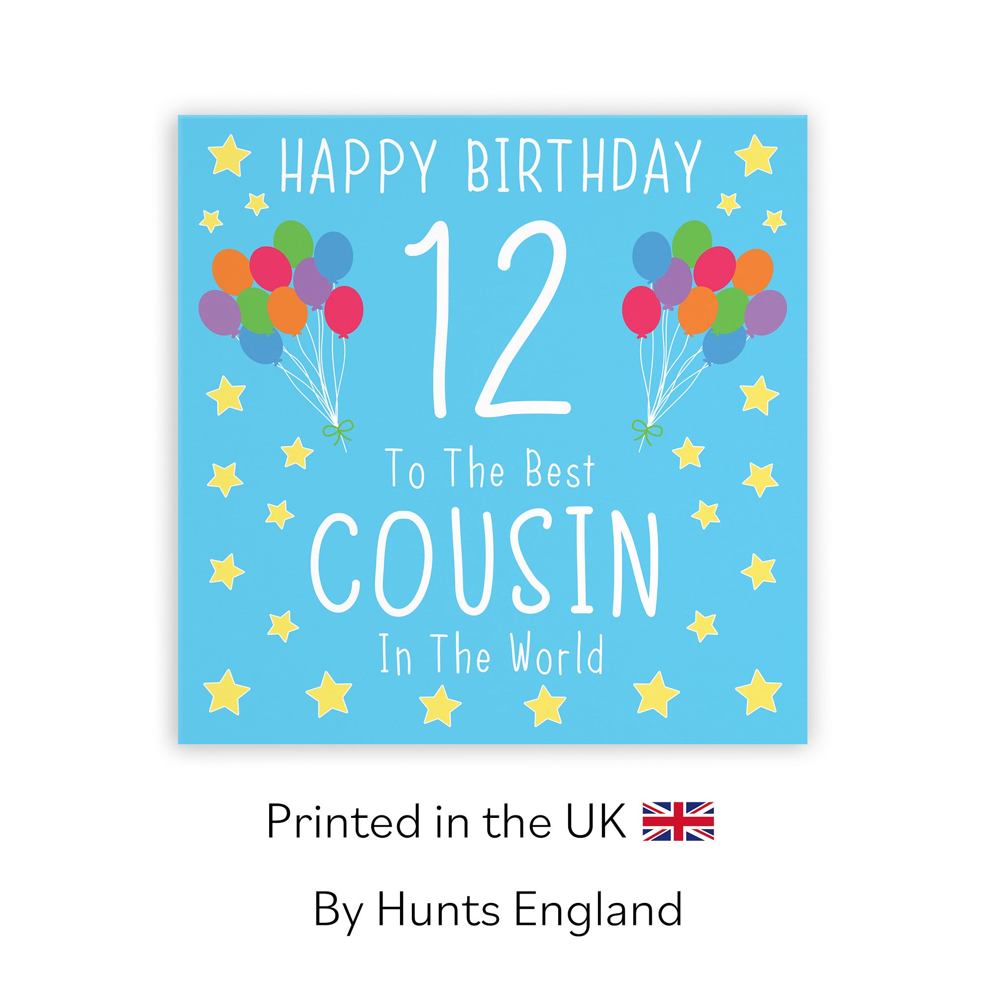 12th Cousin Male Birthday Card Iconic - Default Title (TH02382)
