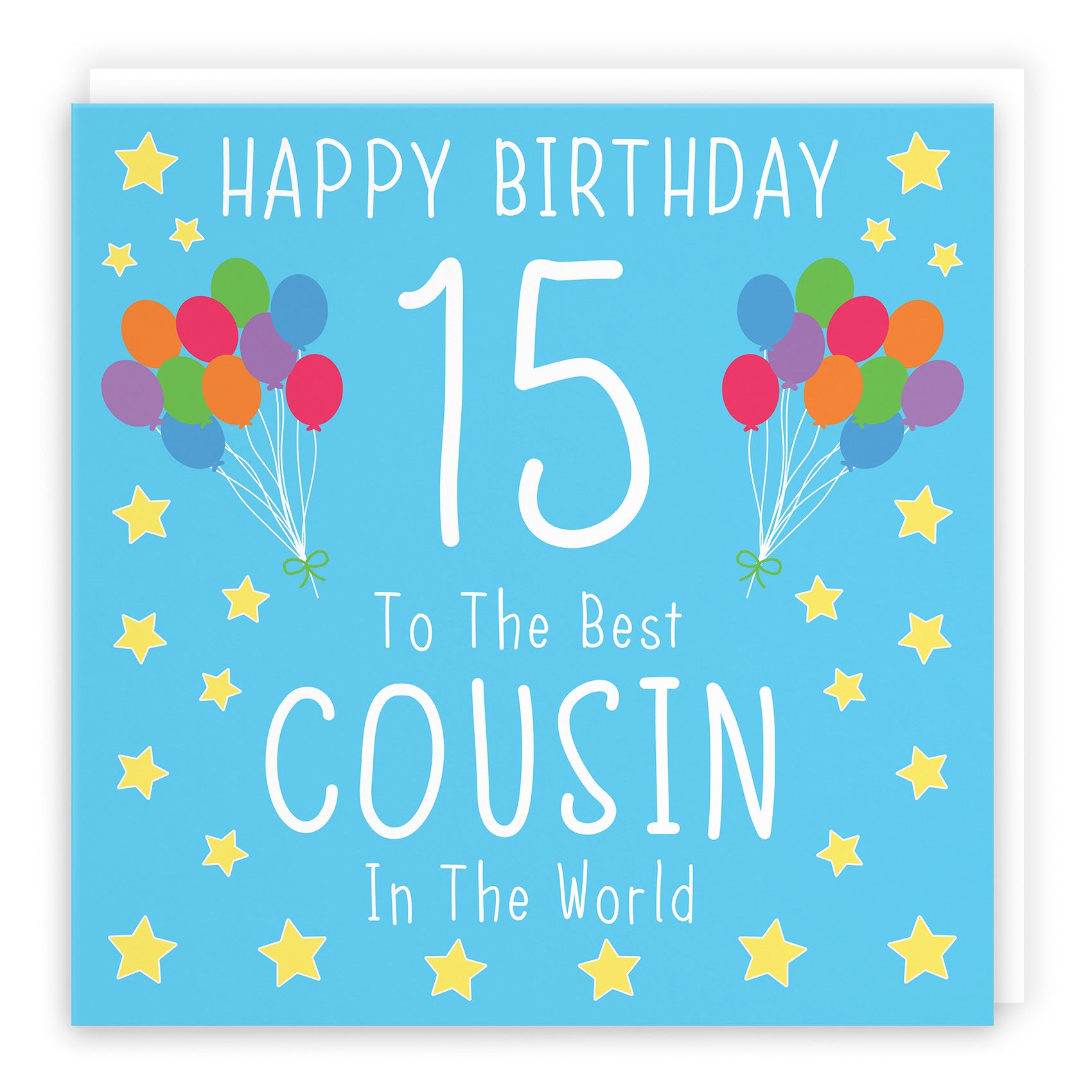 15th Cousin Male Birthday Card Iconic - Default Title (TH02383)