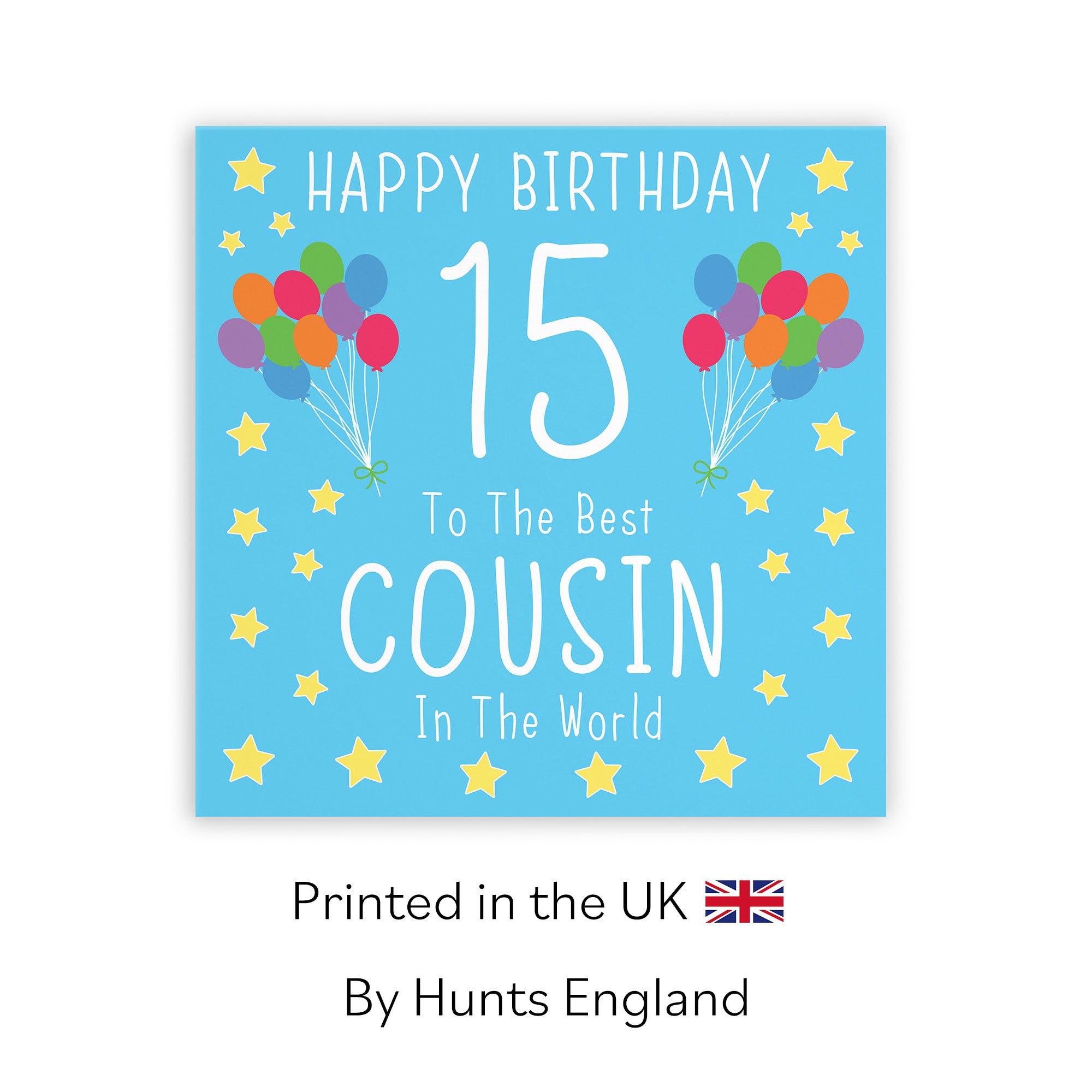15th Cousin Male Birthday Card Iconic - Default Title (TH02383)