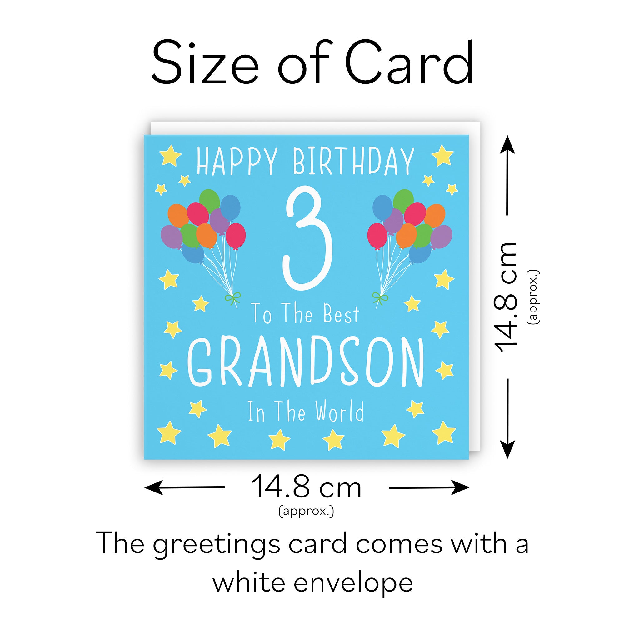 3rd Grandson Birthday Card Iconic - Default Title (TH02391)