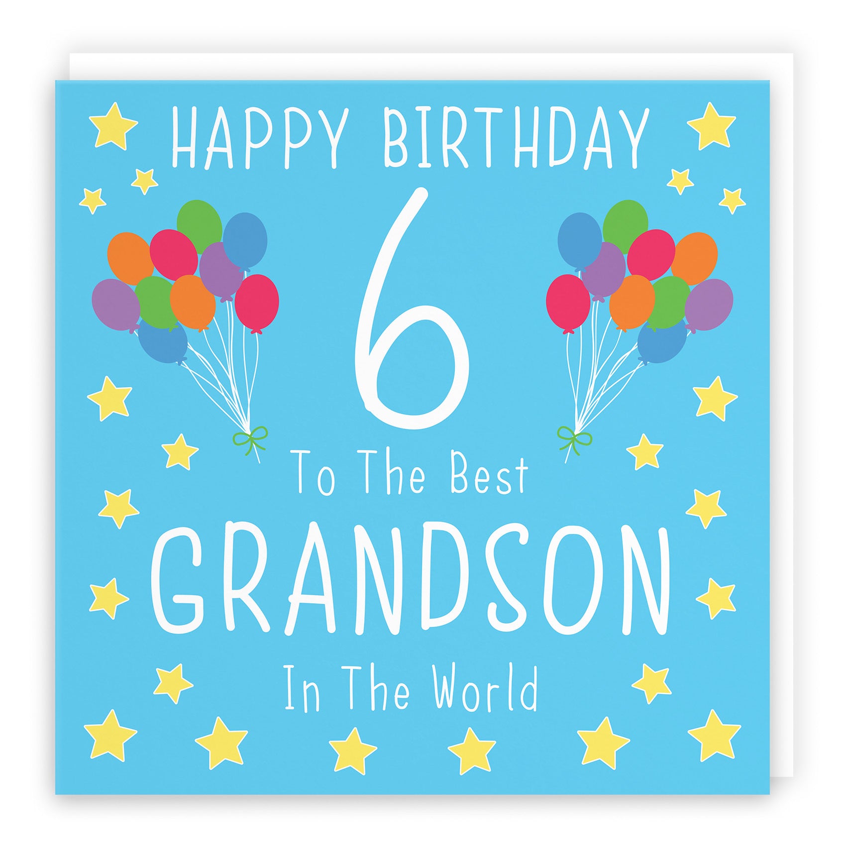 6th Grandson Birthday Card Iconic - Default Title (TH02392)