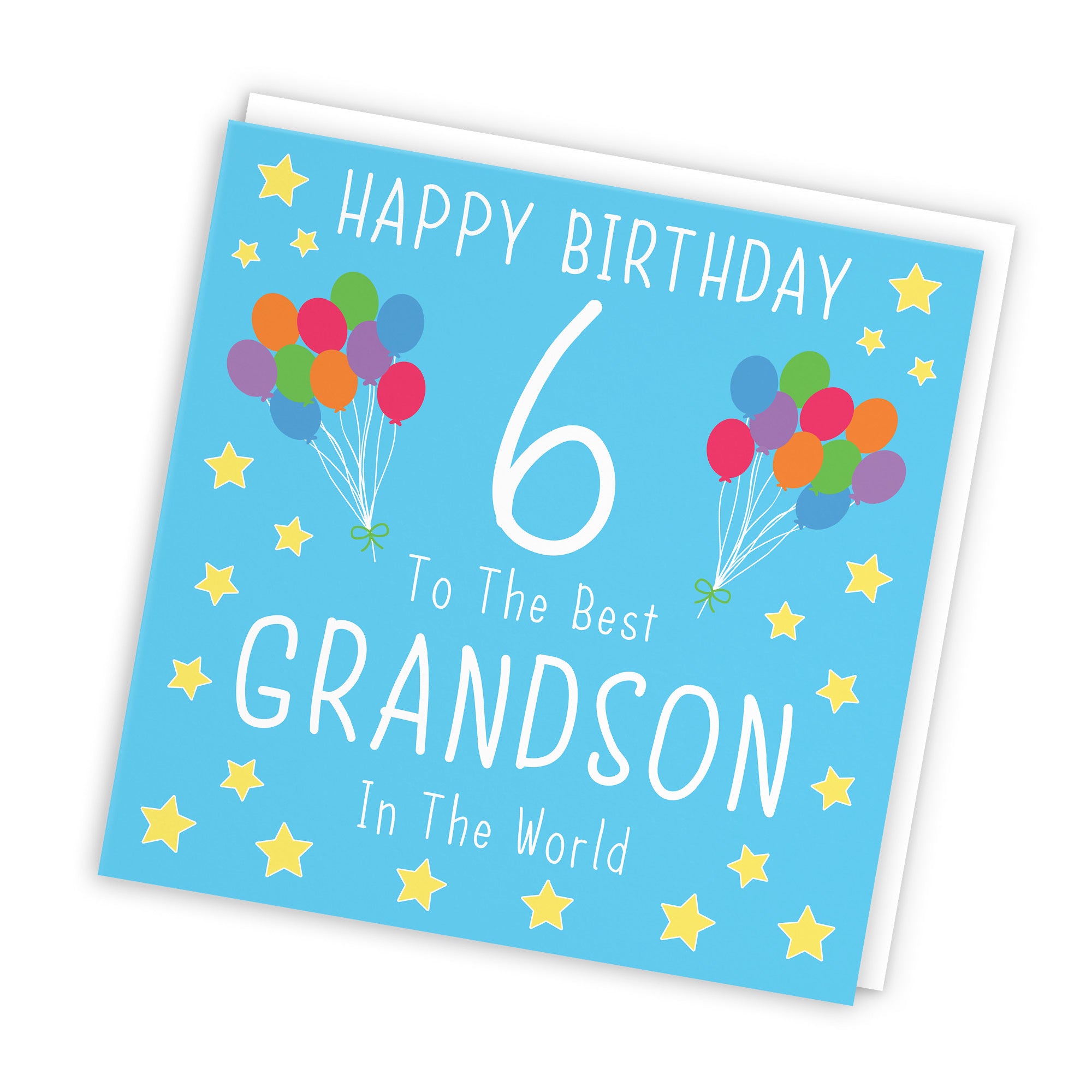 6th Grandson Birthday Card Iconic - Default Title (TH02392)