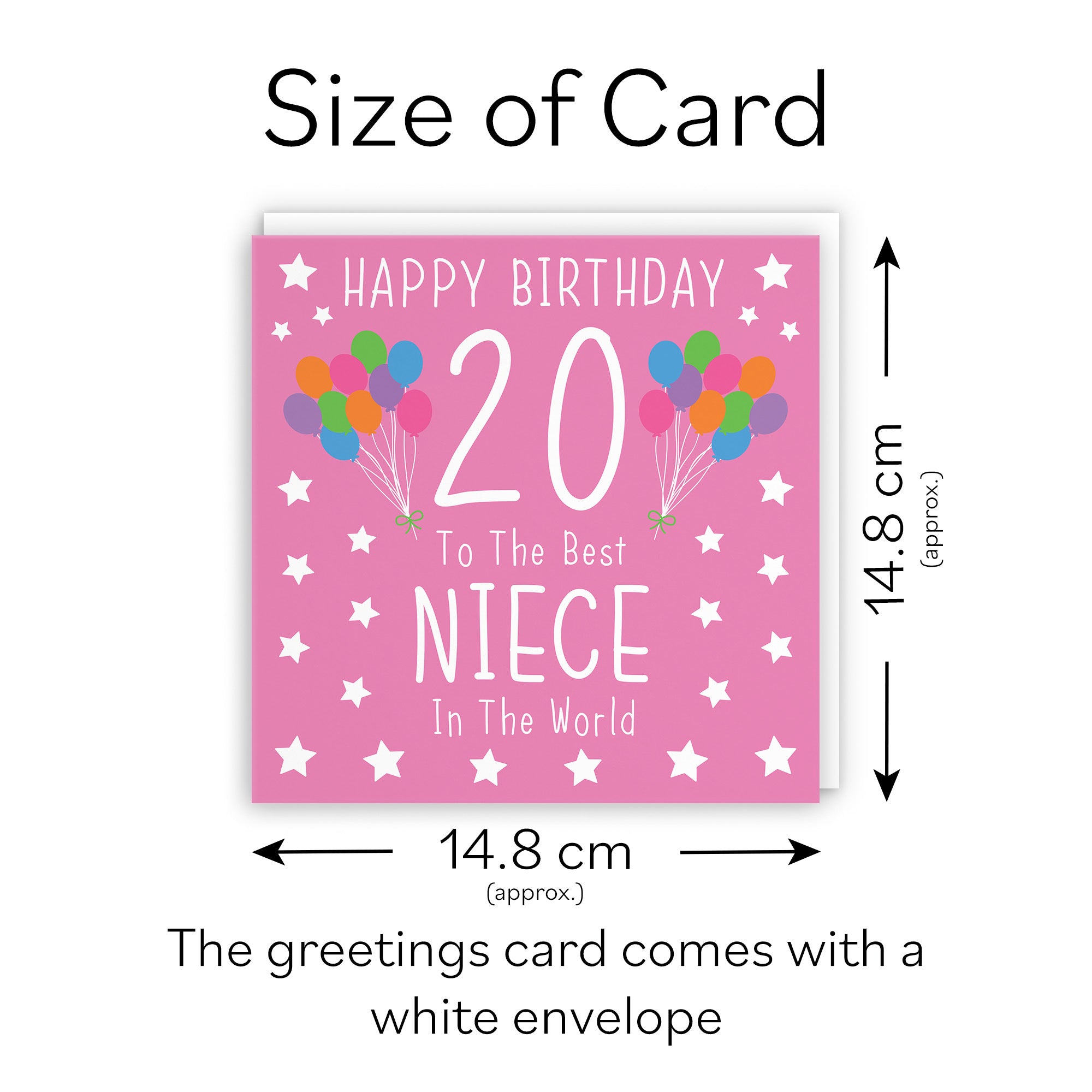 20th Niece Birthday Card Iconic - Default Title (TH02394)