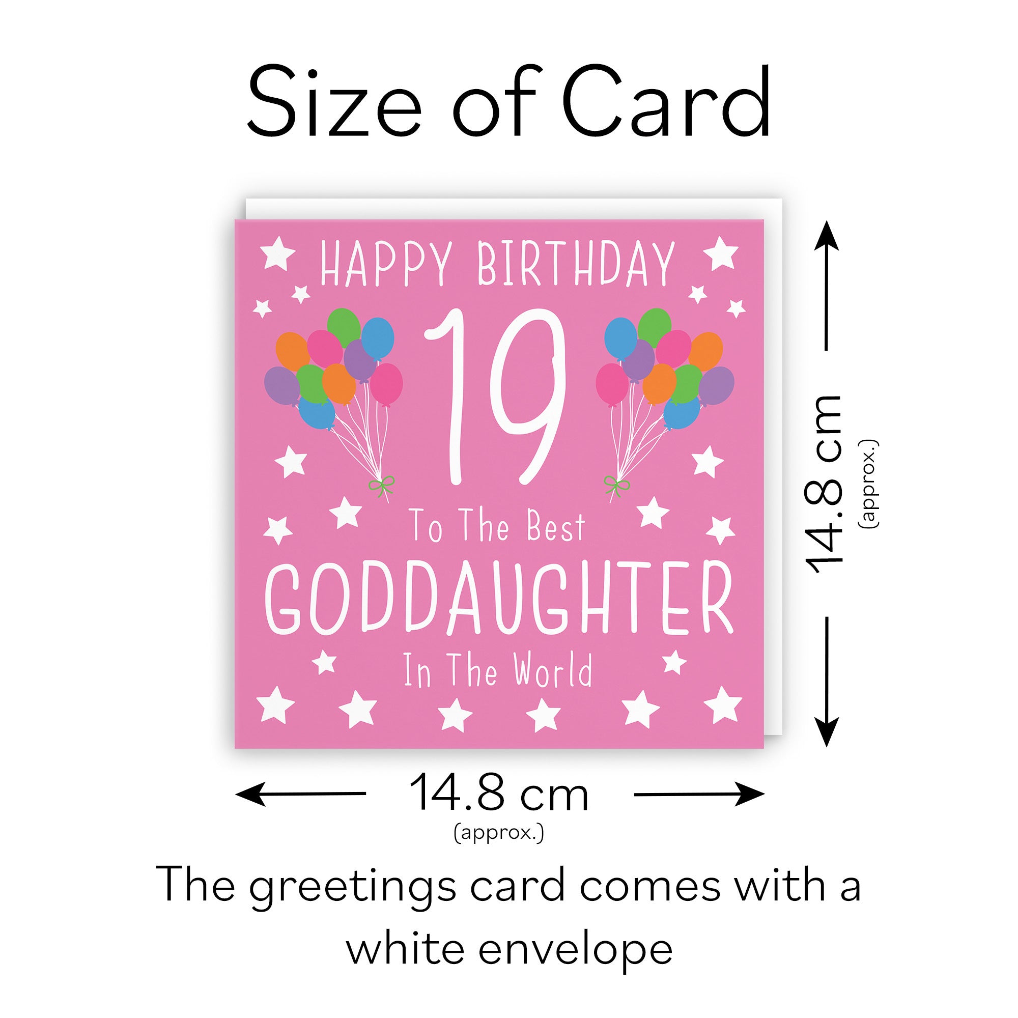 19th Goddaughter Birthday Card Iconic - Default Title (TH02398)