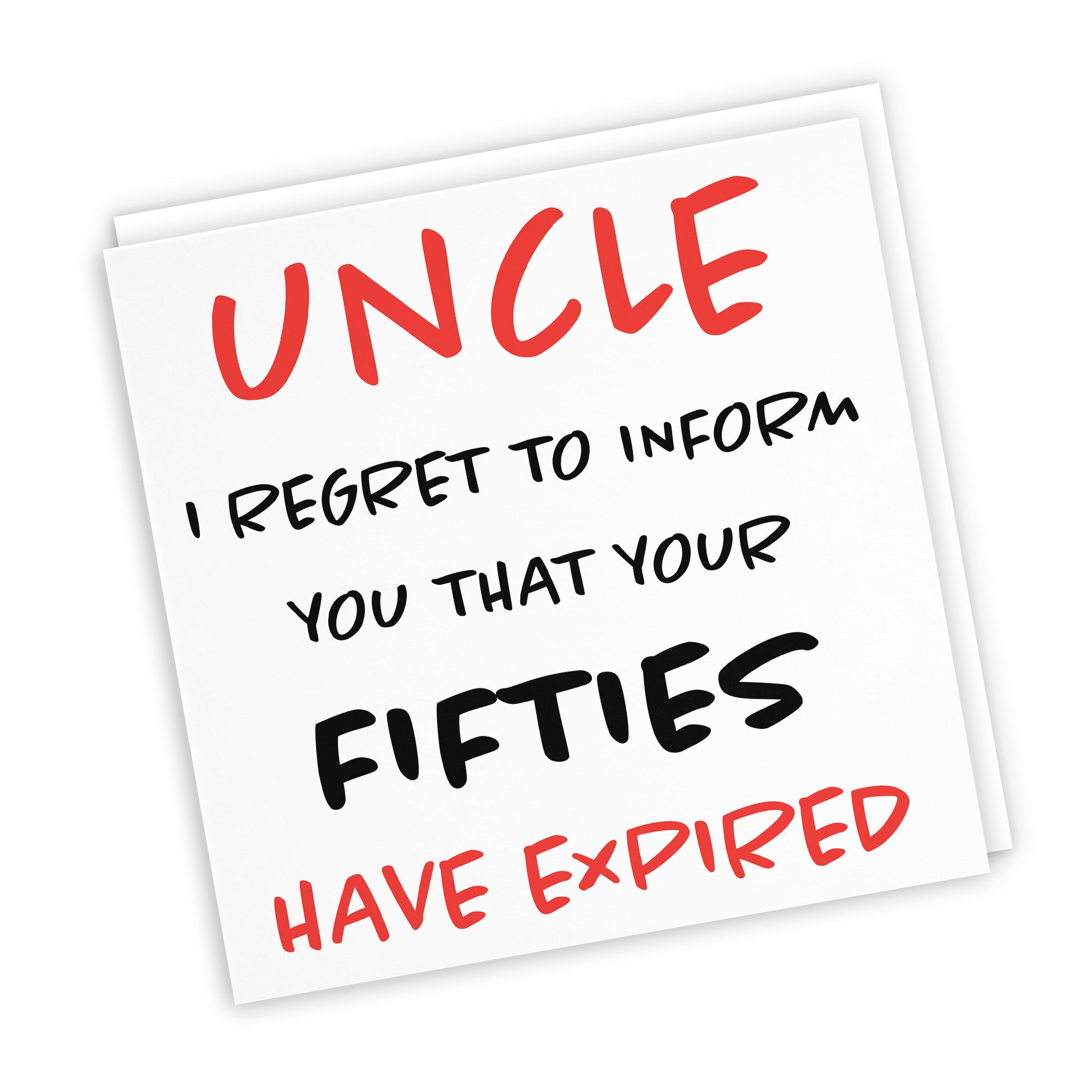 60th Uncle Birthday Card Retro - Default Title (TH02453)