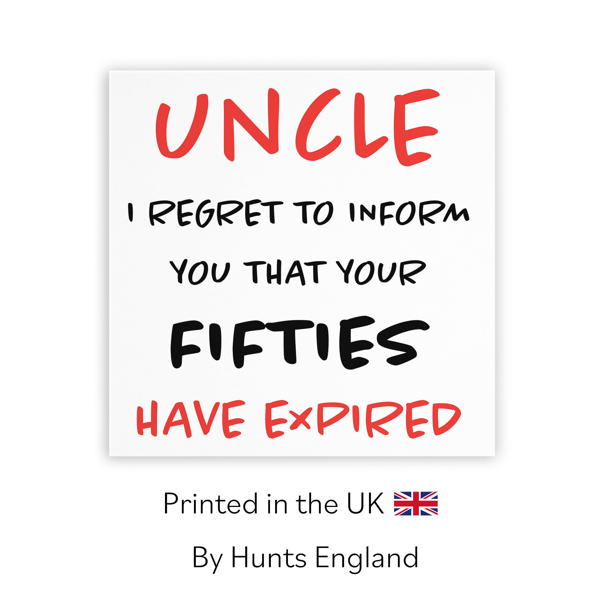 60th Uncle Birthday Card Retro - Default Title (TH02453)