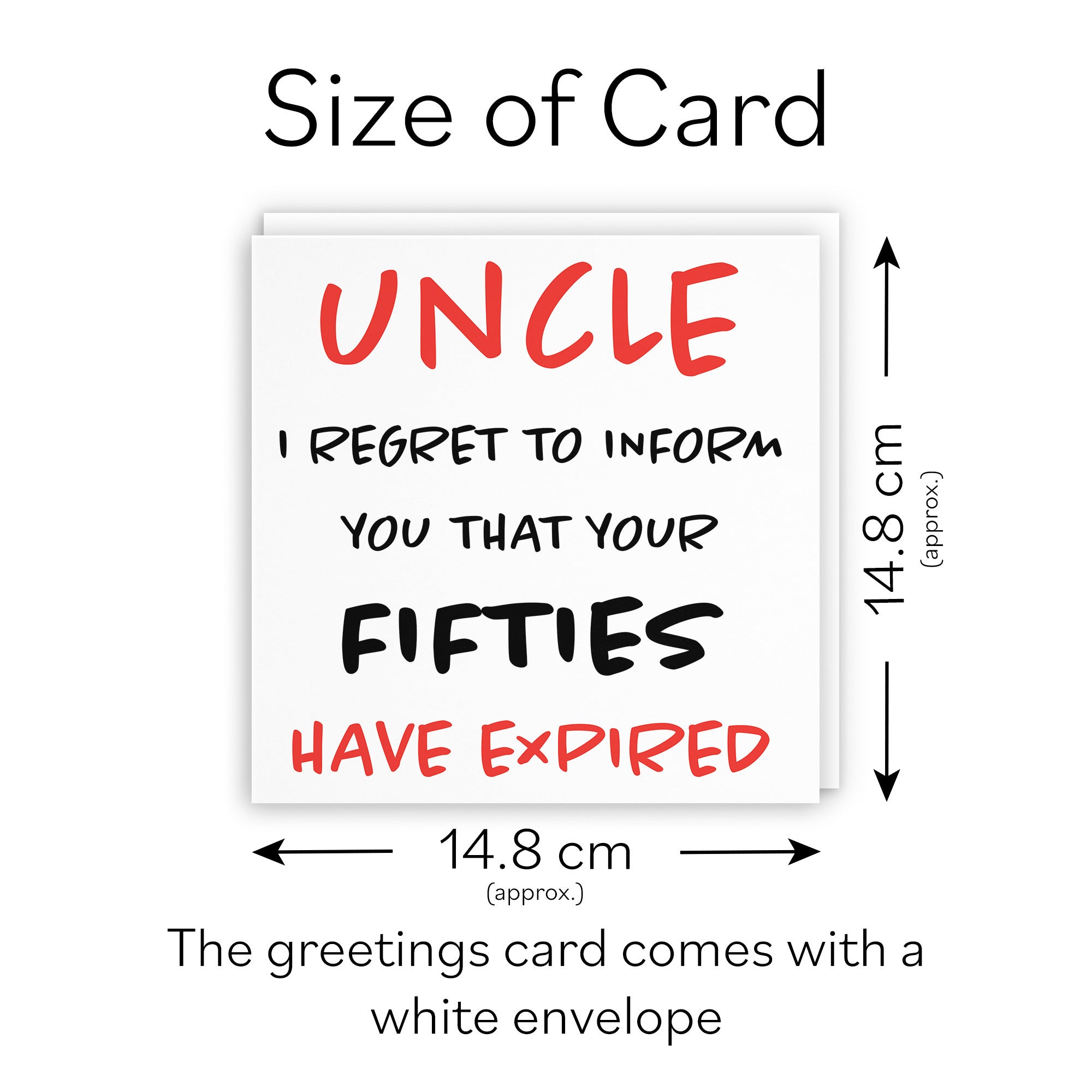 60th Uncle Birthday Card Retro - Default Title (TH02453)