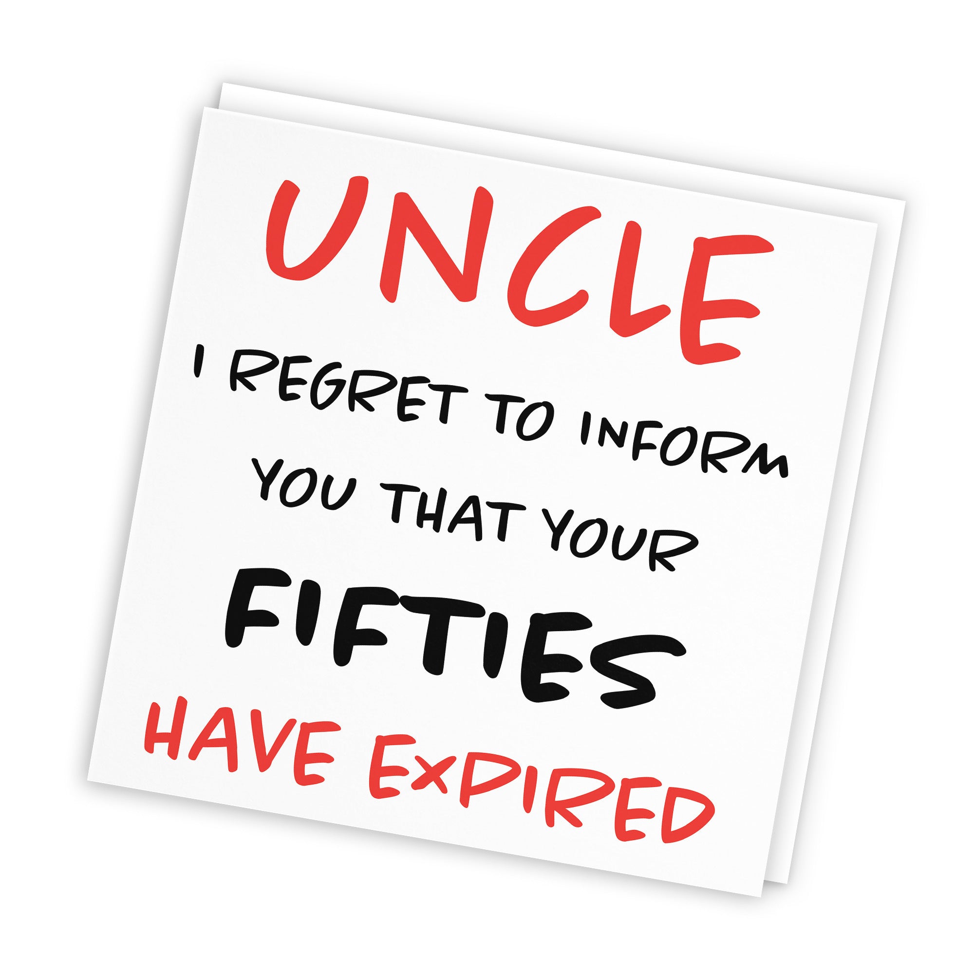 60th Uncle Birthday Card Retro - Default Title (TH02453)