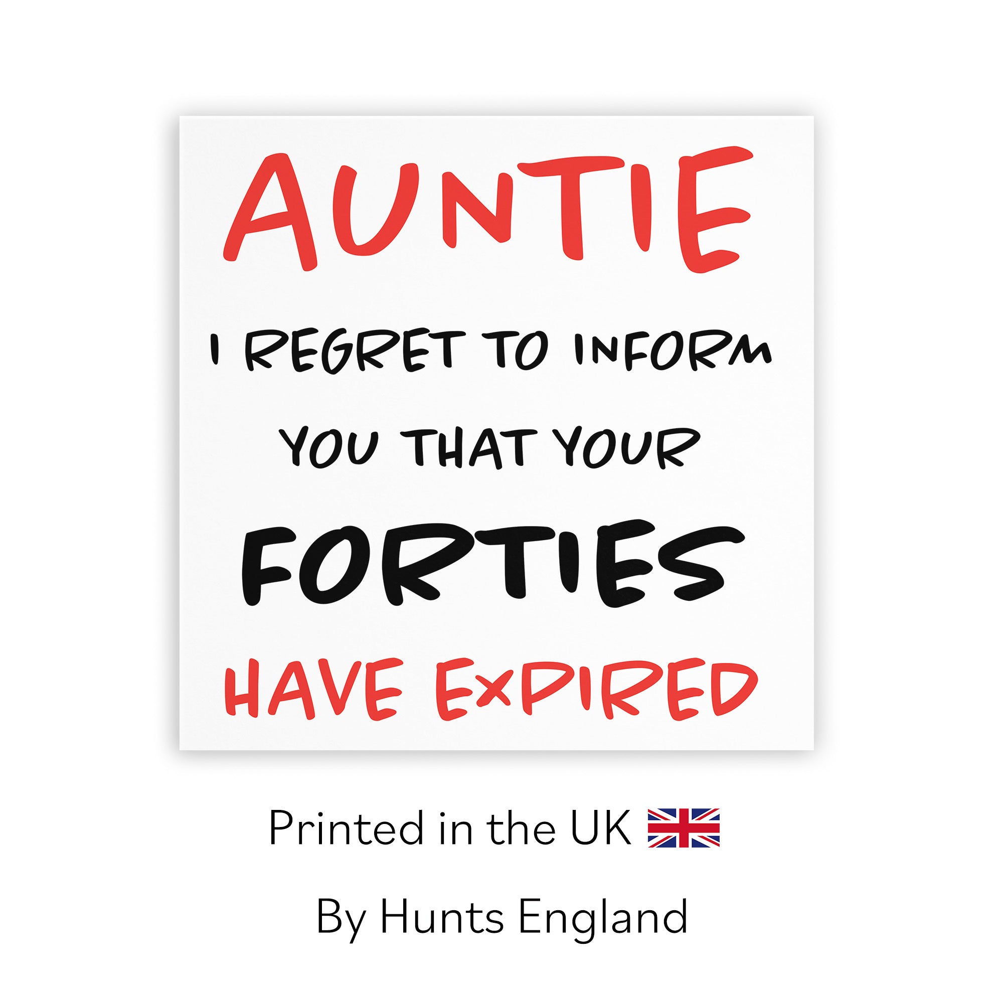 50th Auntie Birthday Card Retro - Default Title (TH02456)