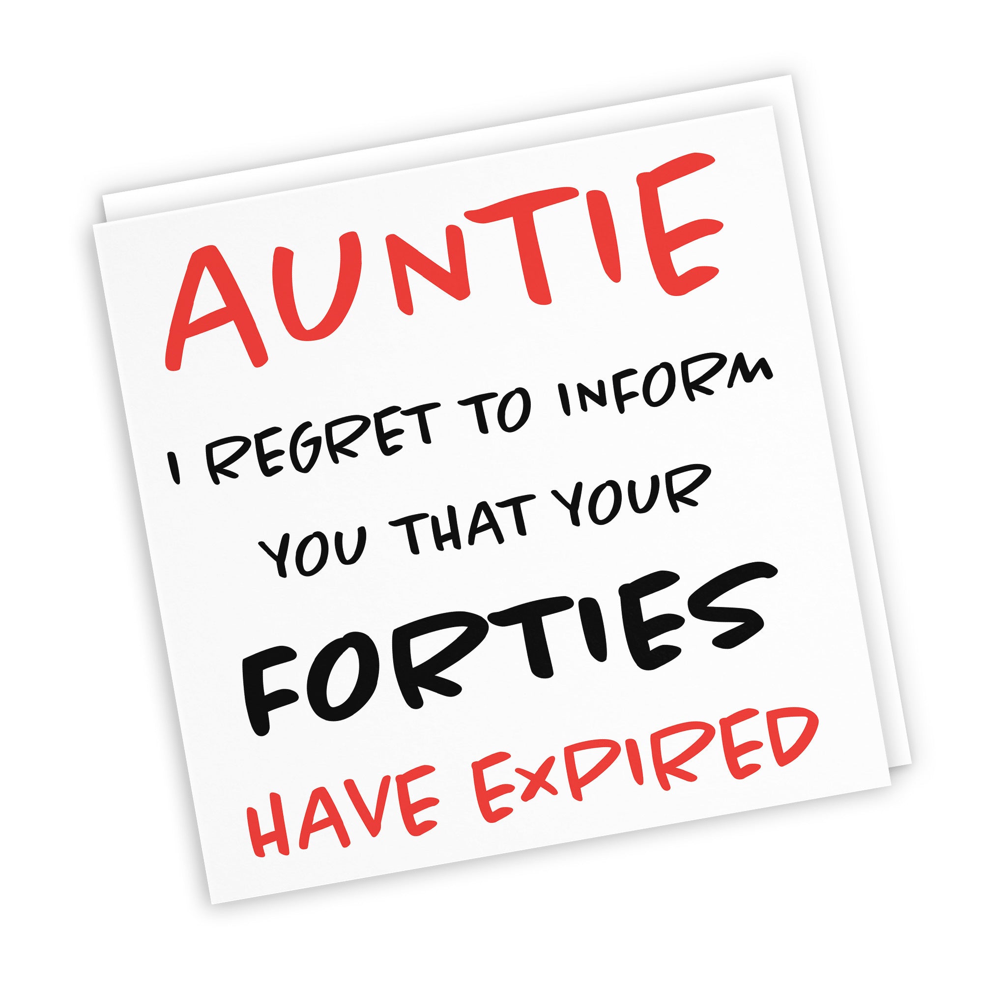 50th Auntie Birthday Card Retro - Default Title (TH02456)