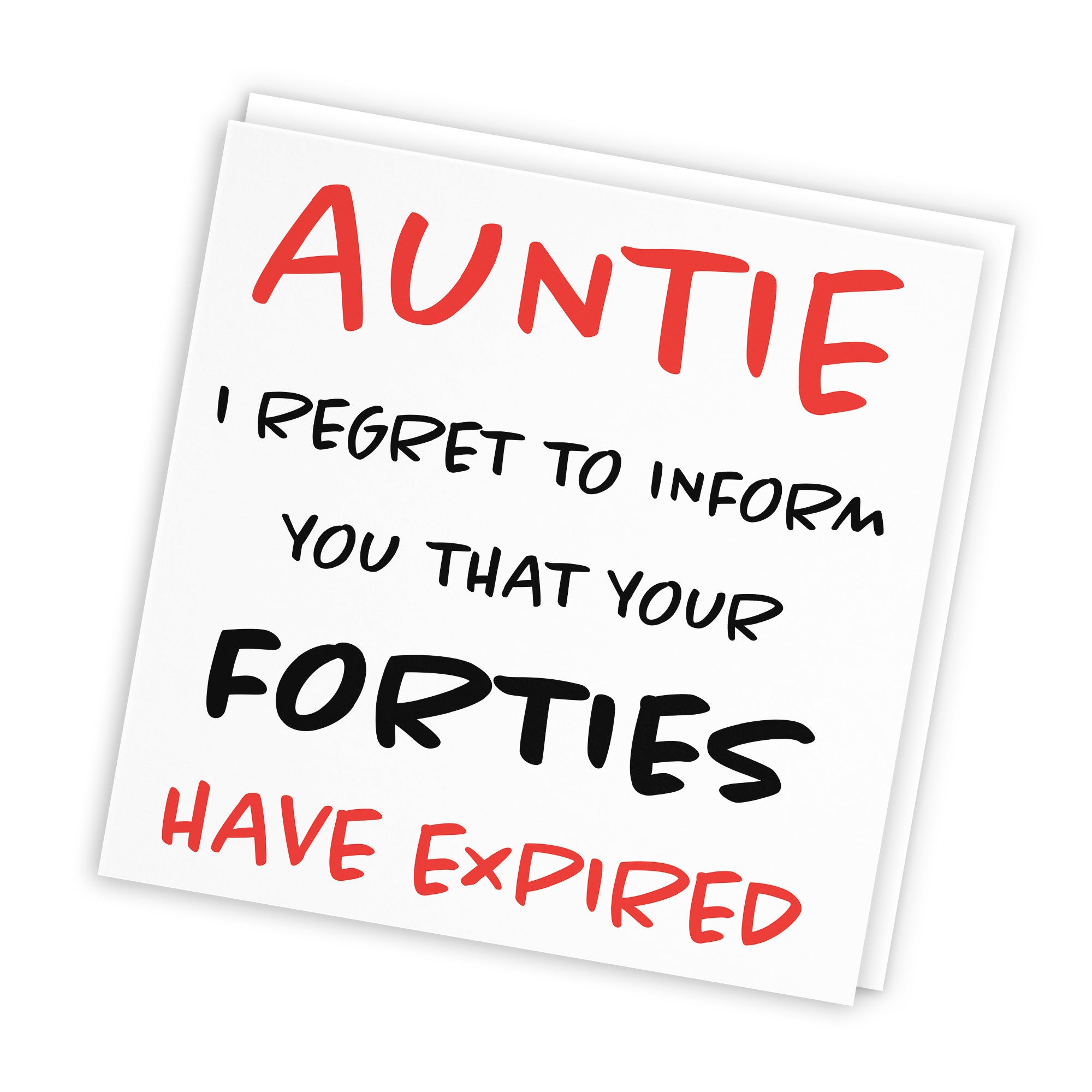 50th Auntie Birthday Card Retro - Default Title (TH02456)
