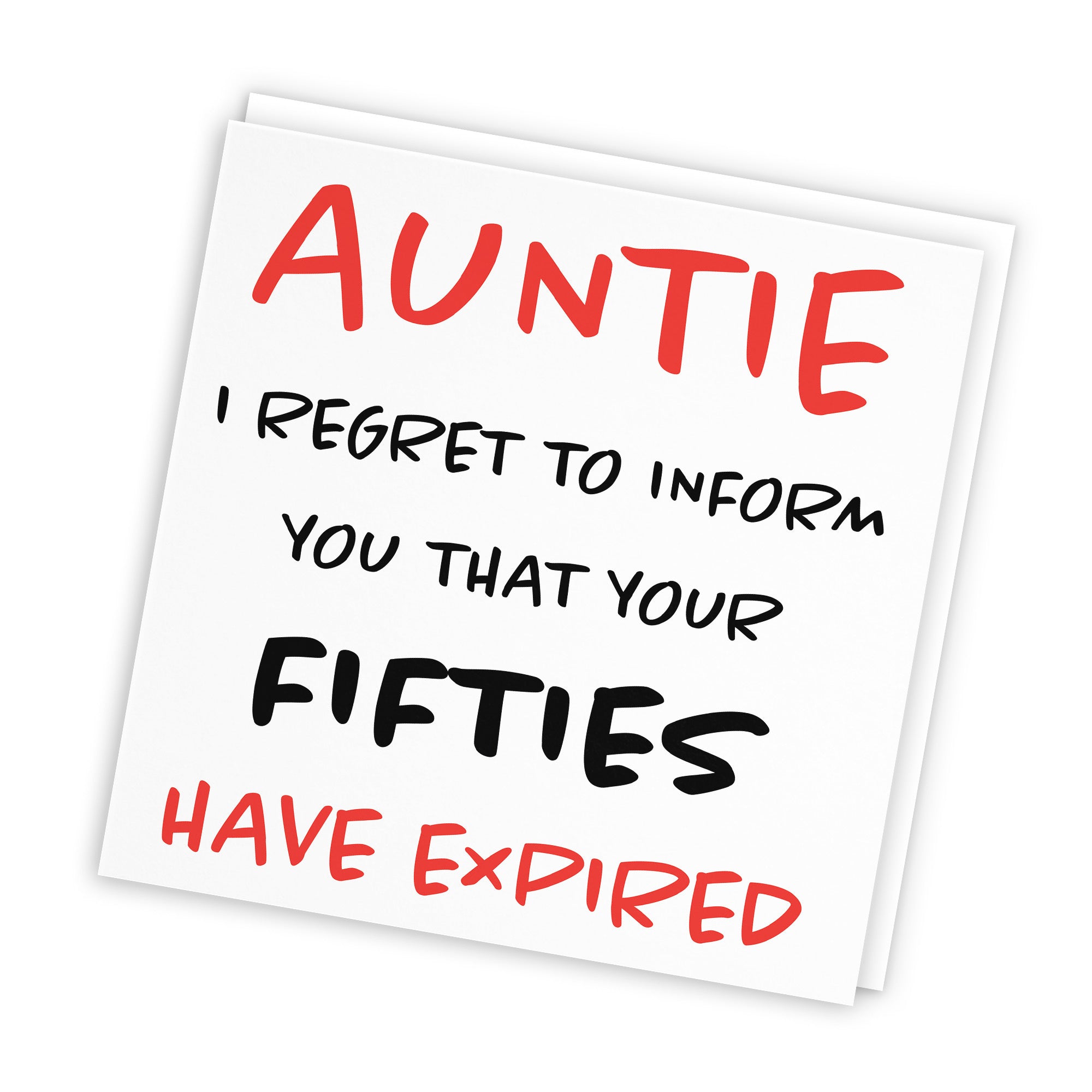 60th Auntie Birthday Card Retro - Default Title (TH02457)