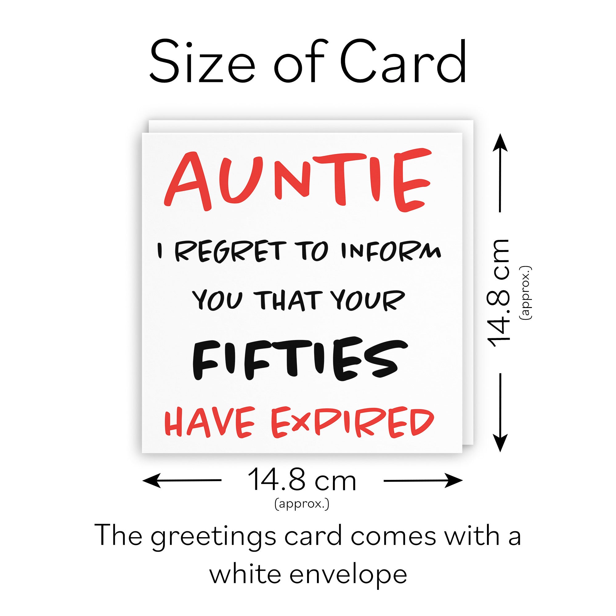 60th Auntie Birthday Card Retro - Default Title (TH02457)