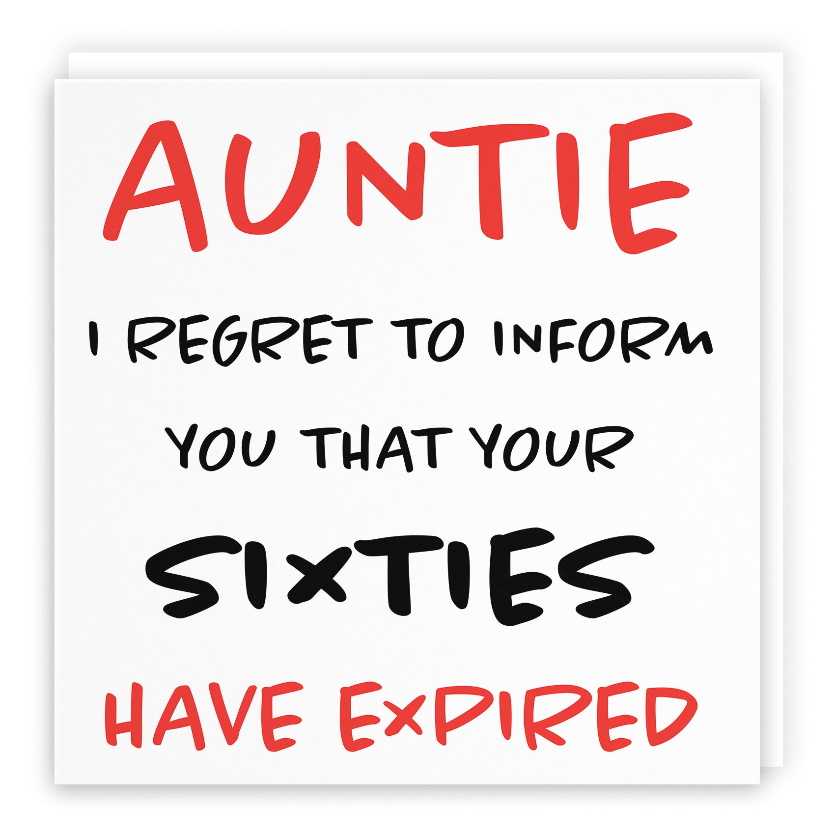 70th Auntie Birthday Card Retro - Default Title (TH02458)