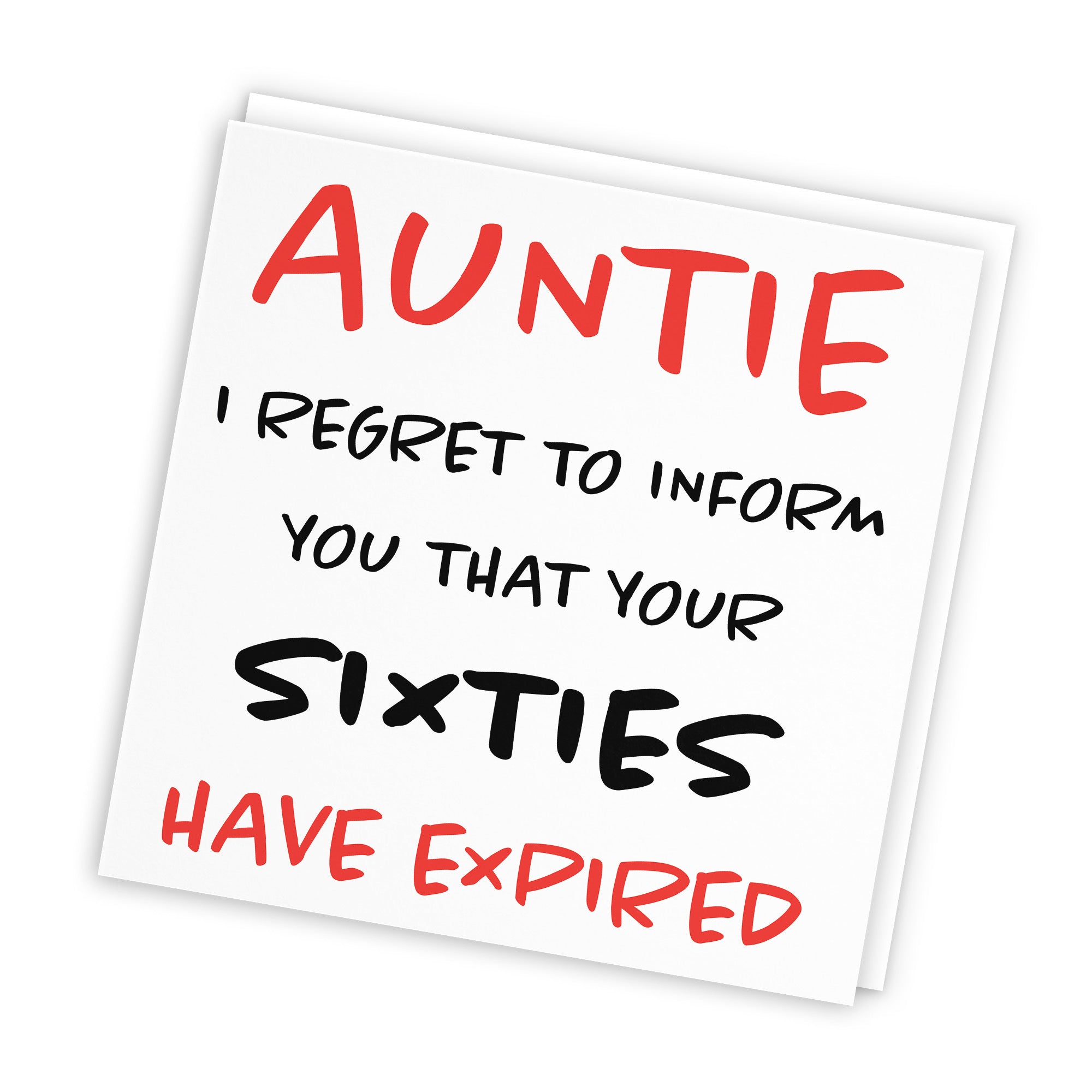 70th Auntie Birthday Card Retro - Default Title (TH02458)