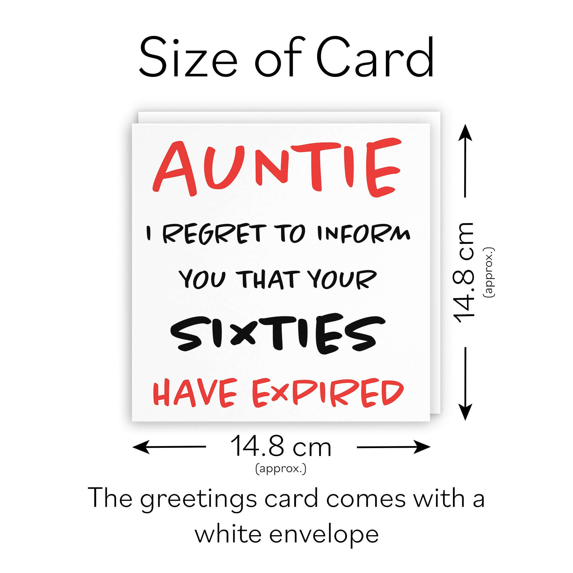 70th Auntie Birthday Card Retro - Default Title (TH02458)