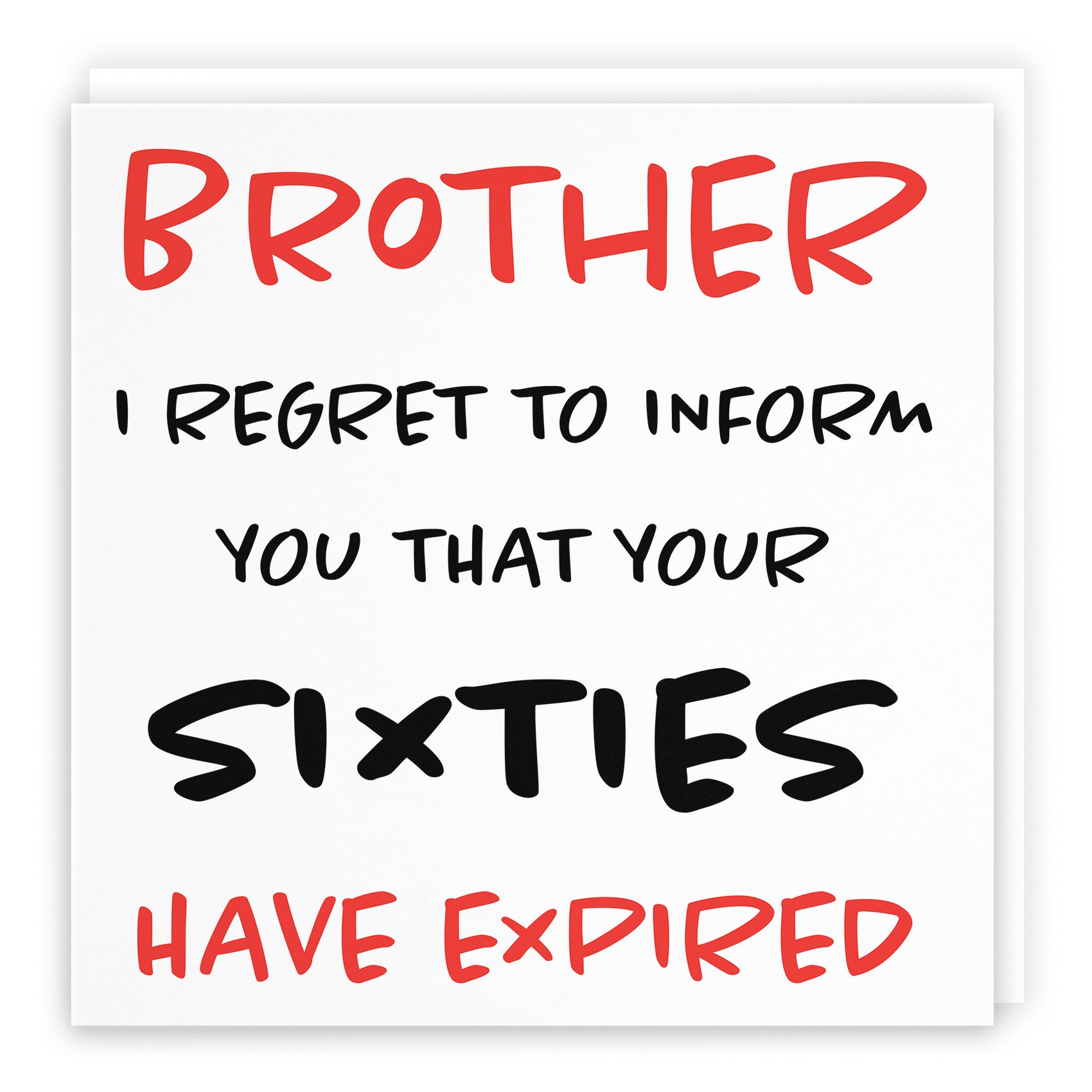 70th Brother Birthday Card Retro - Default Title (TH02459)