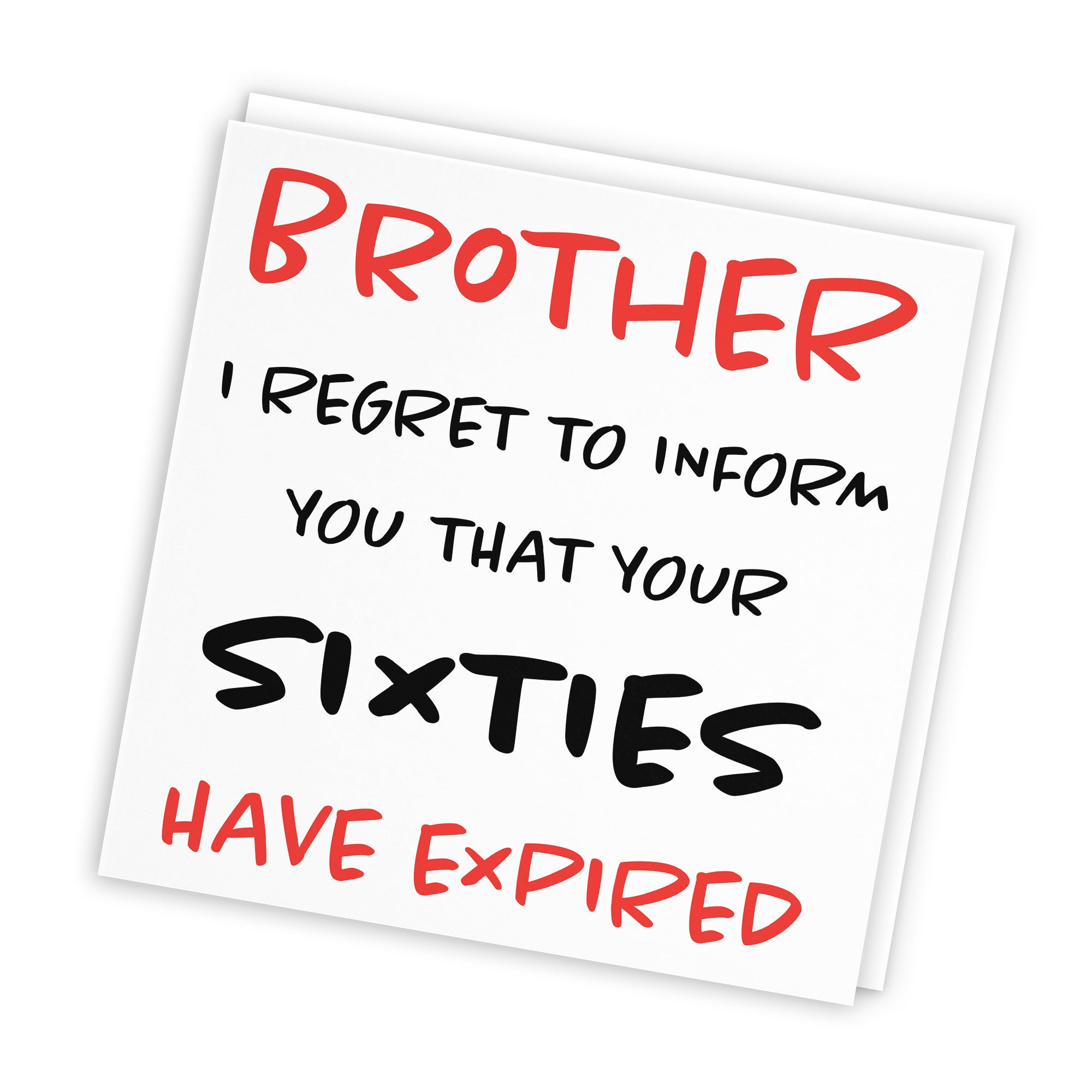 70th Brother Birthday Card Retro - Default Title (TH02459)