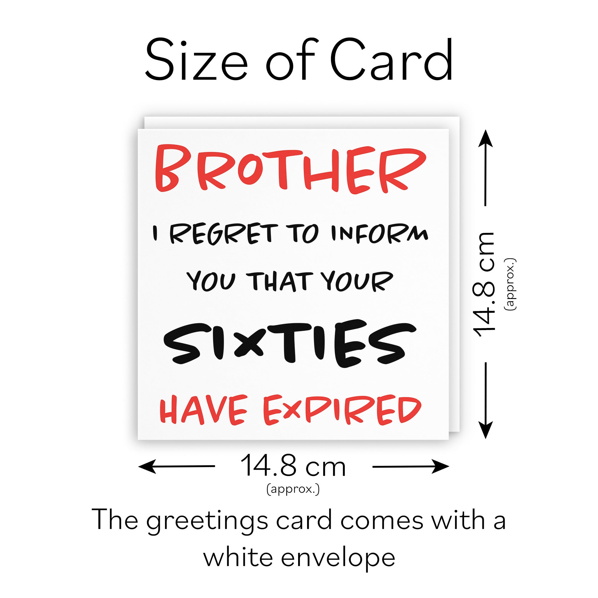70th Brother Birthday Card Retro - Default Title (TH02459)