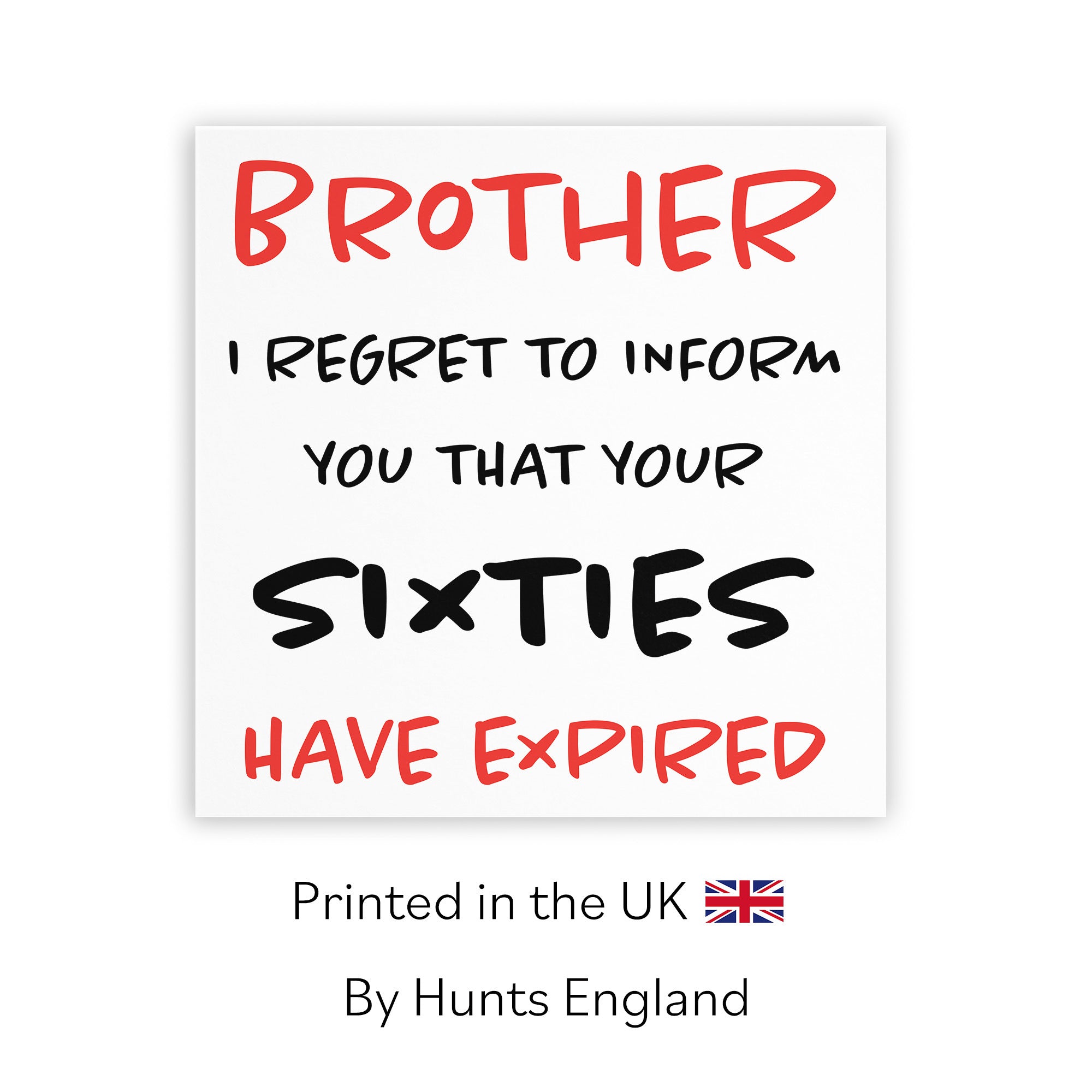 70th Brother Birthday Card Retro - Default Title (TH02459)