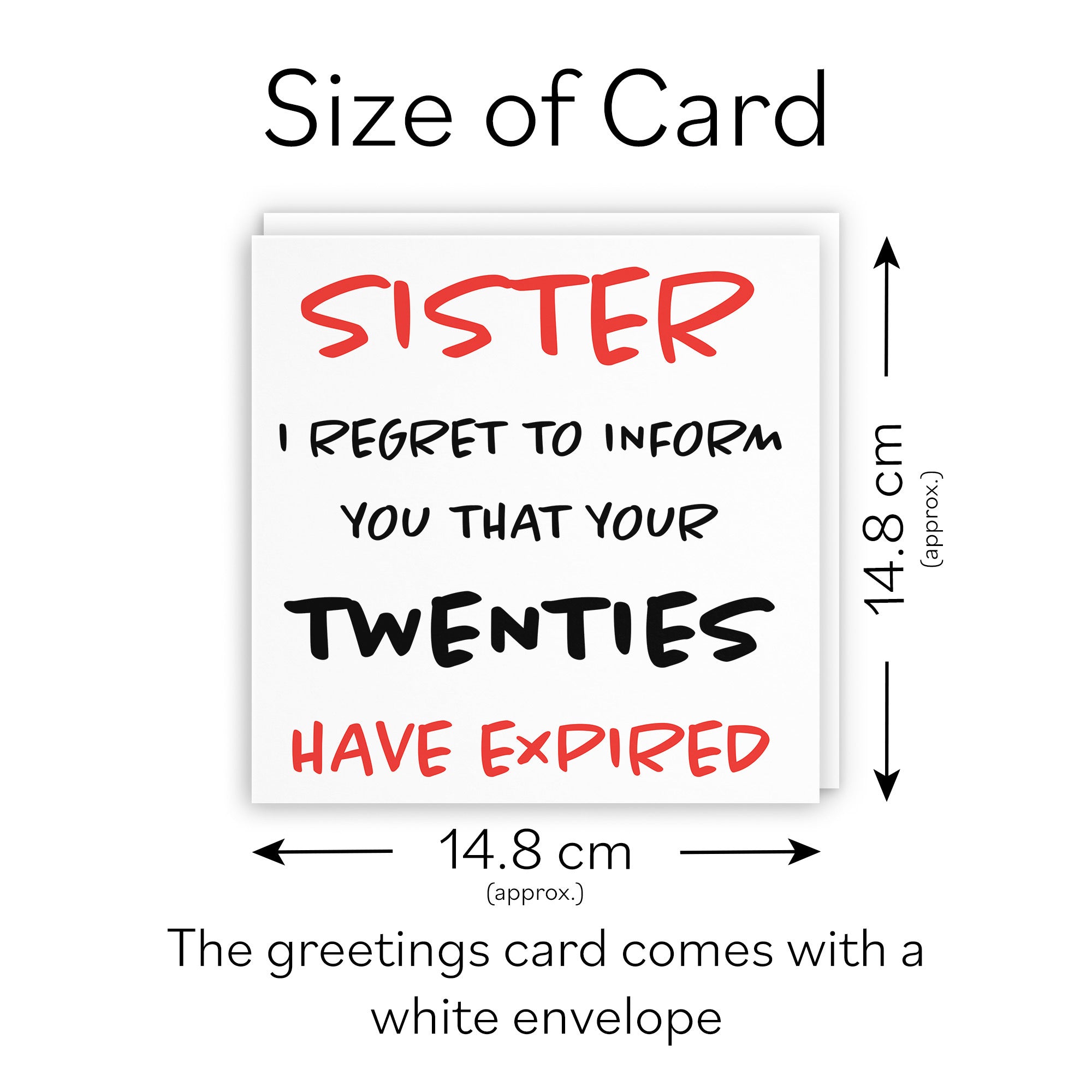 30th Sister Birthday Card Retro - Default Title (TH02460)