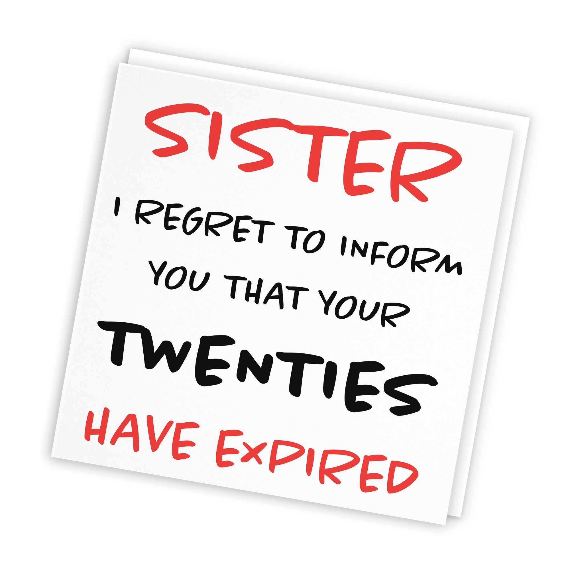 30th Sister Birthday Card Retro - Default Title (TH02460)