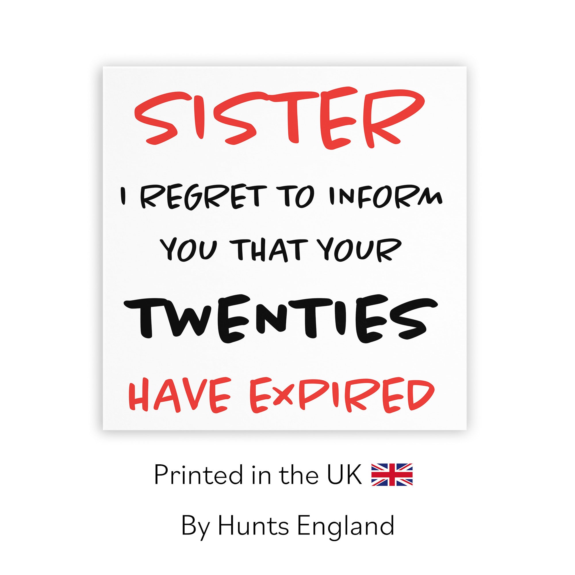 30th Sister Birthday Card Retro - Default Title (TH02460)