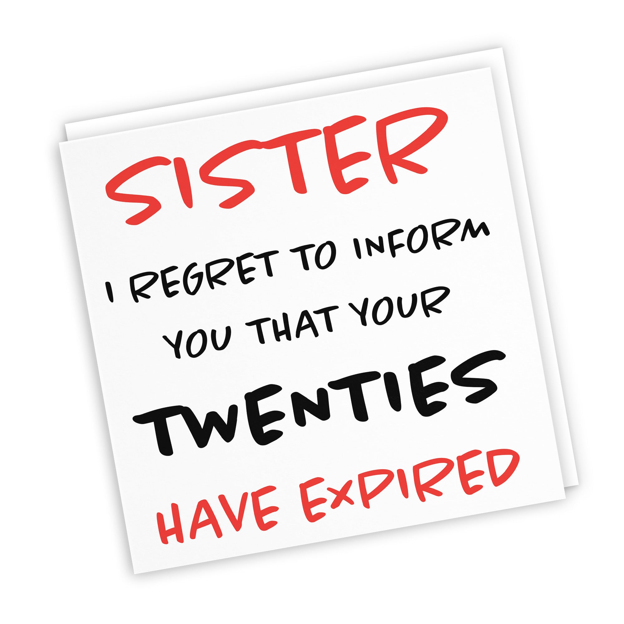 30th Sister Birthday Card Retro - Default Title (TH02460)