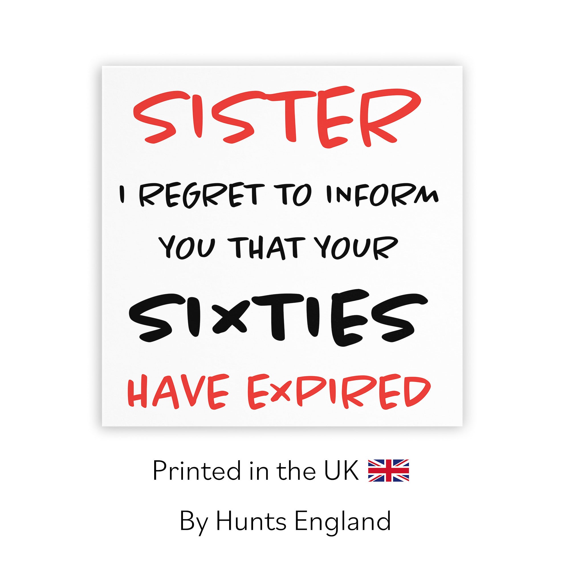 70th Sister Birthday Card Retro - Default Title (TH02461)