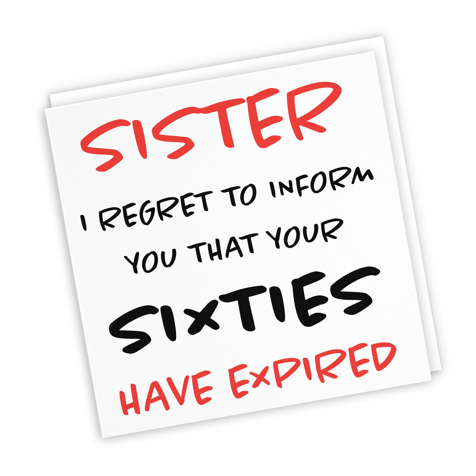 70th Sister Birthday Card Retro - Default Title (TH02461)
