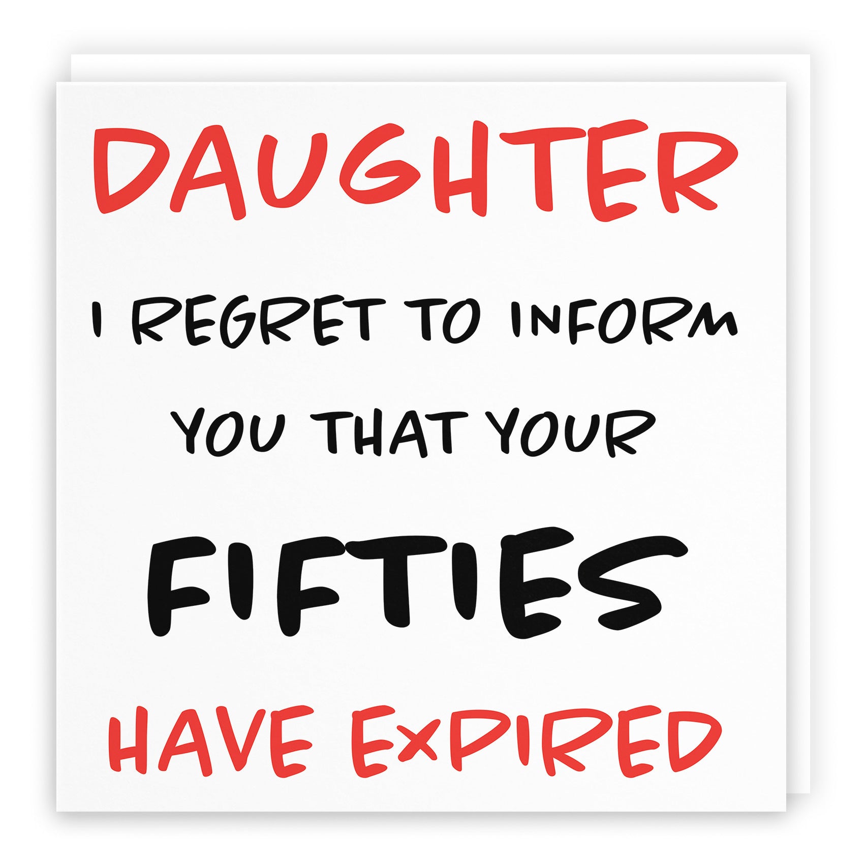 60th Daughter Birthday Card Retro - Default Title (TH02464)