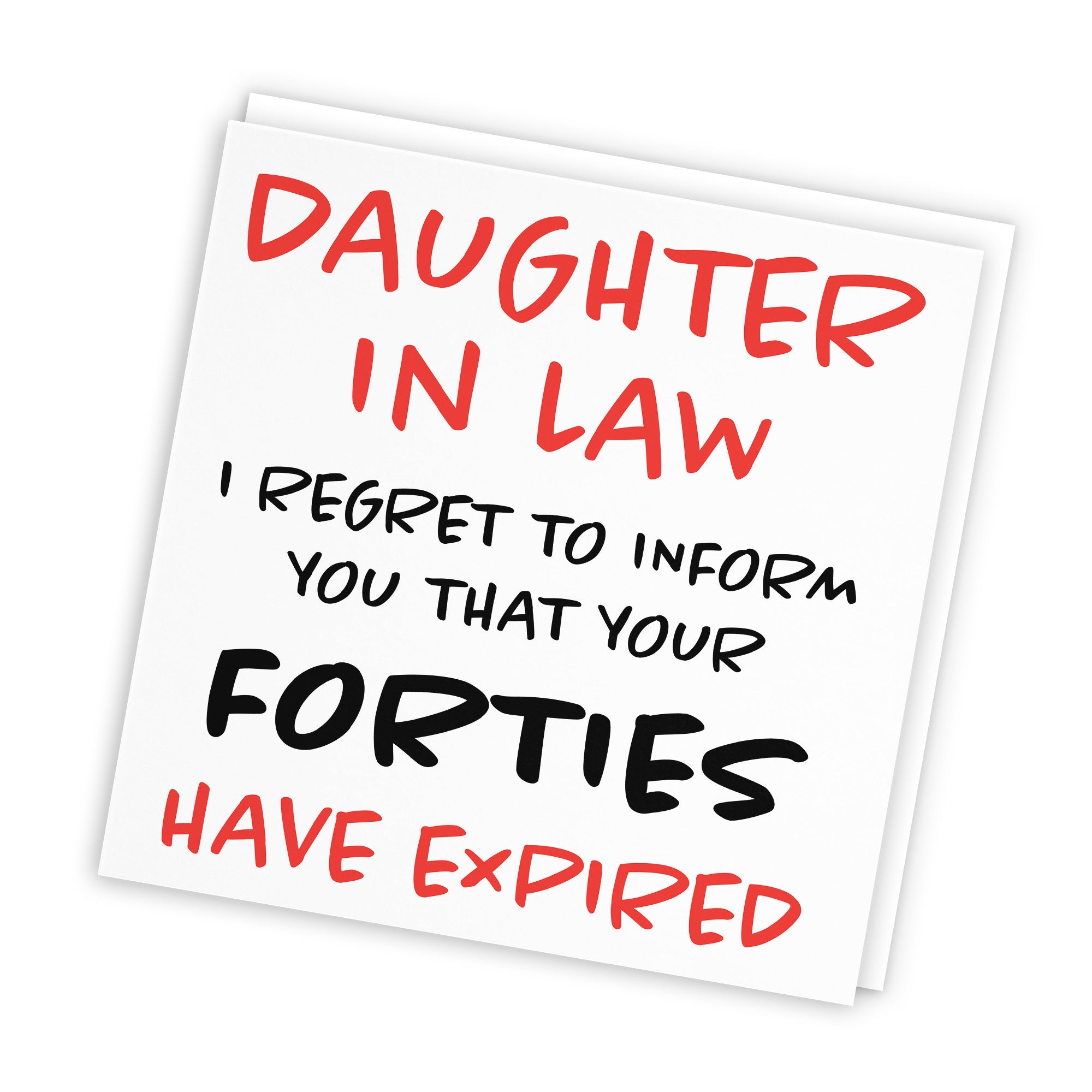 50th Daughter In Law Birthday Card Retro - Default Title (TH02465)