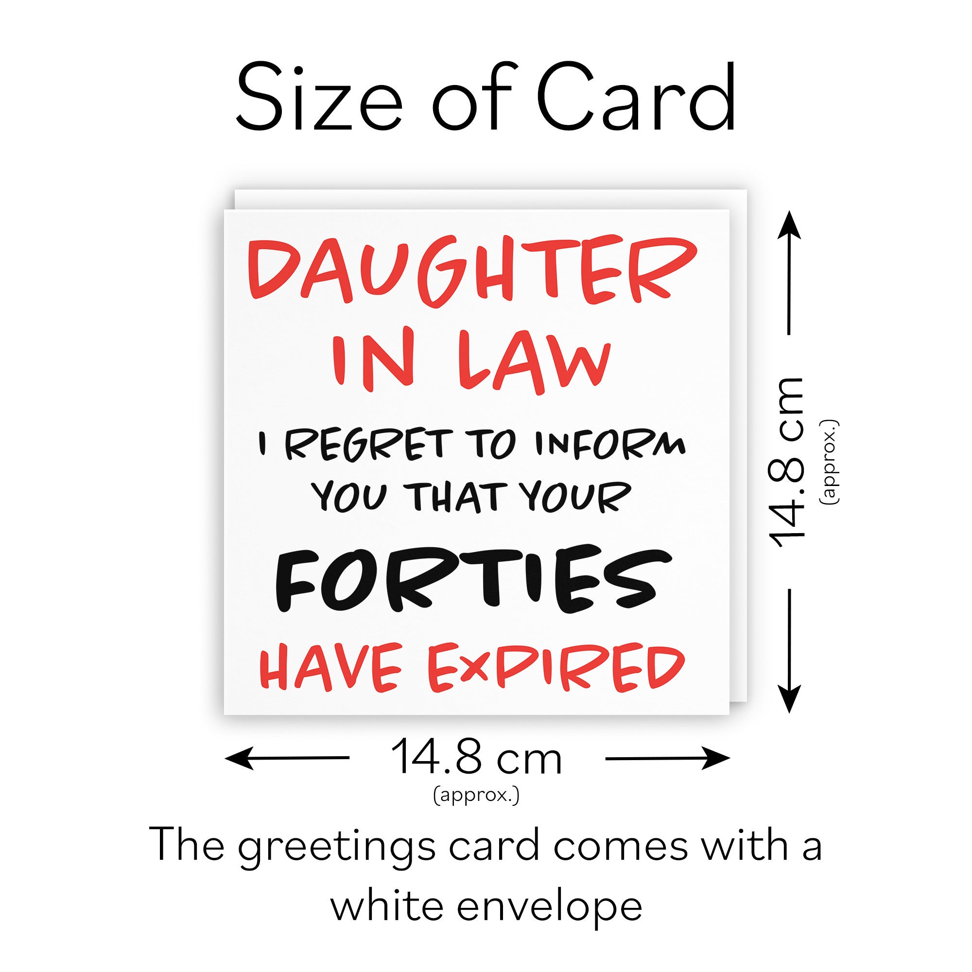 50th Daughter In Law Birthday Card Retro - Default Title (TH02465)