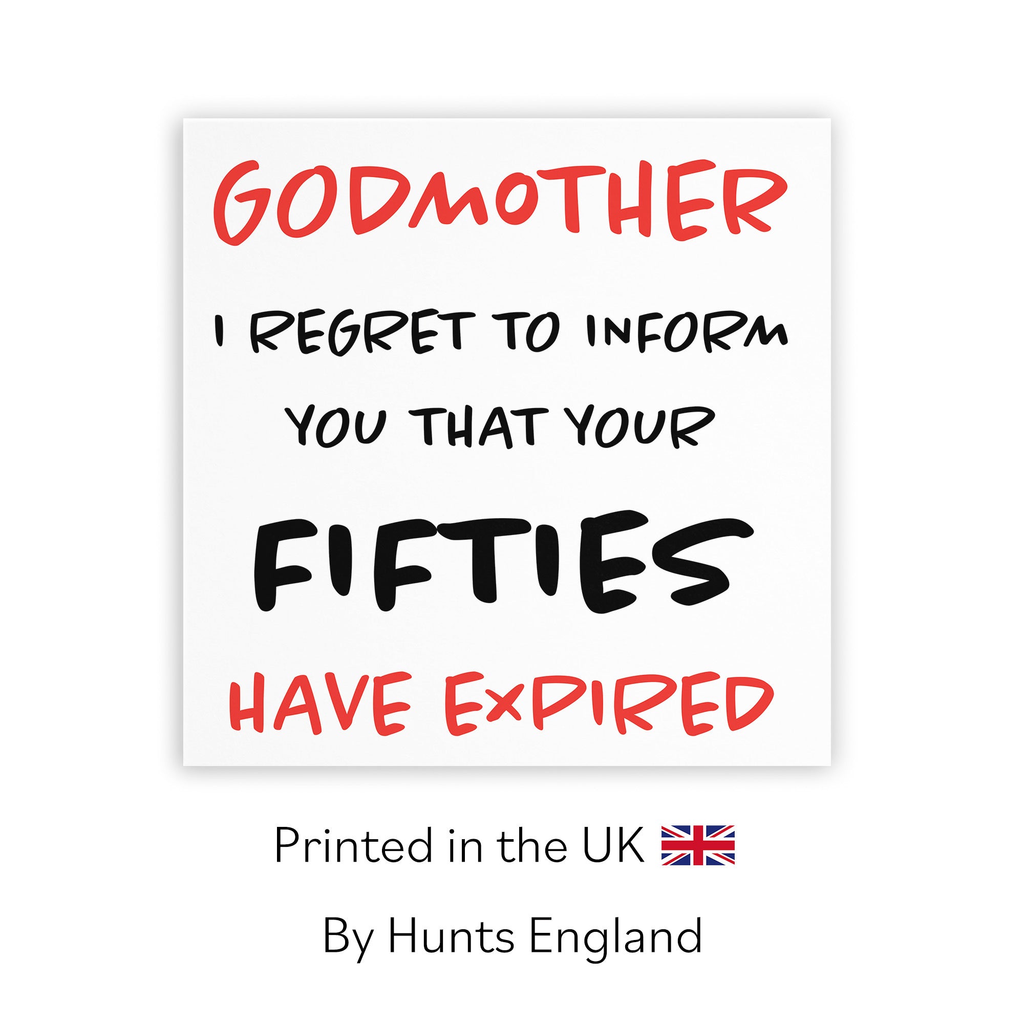 60th Godmother Birthday Card Retro - Default Title (TH02468)